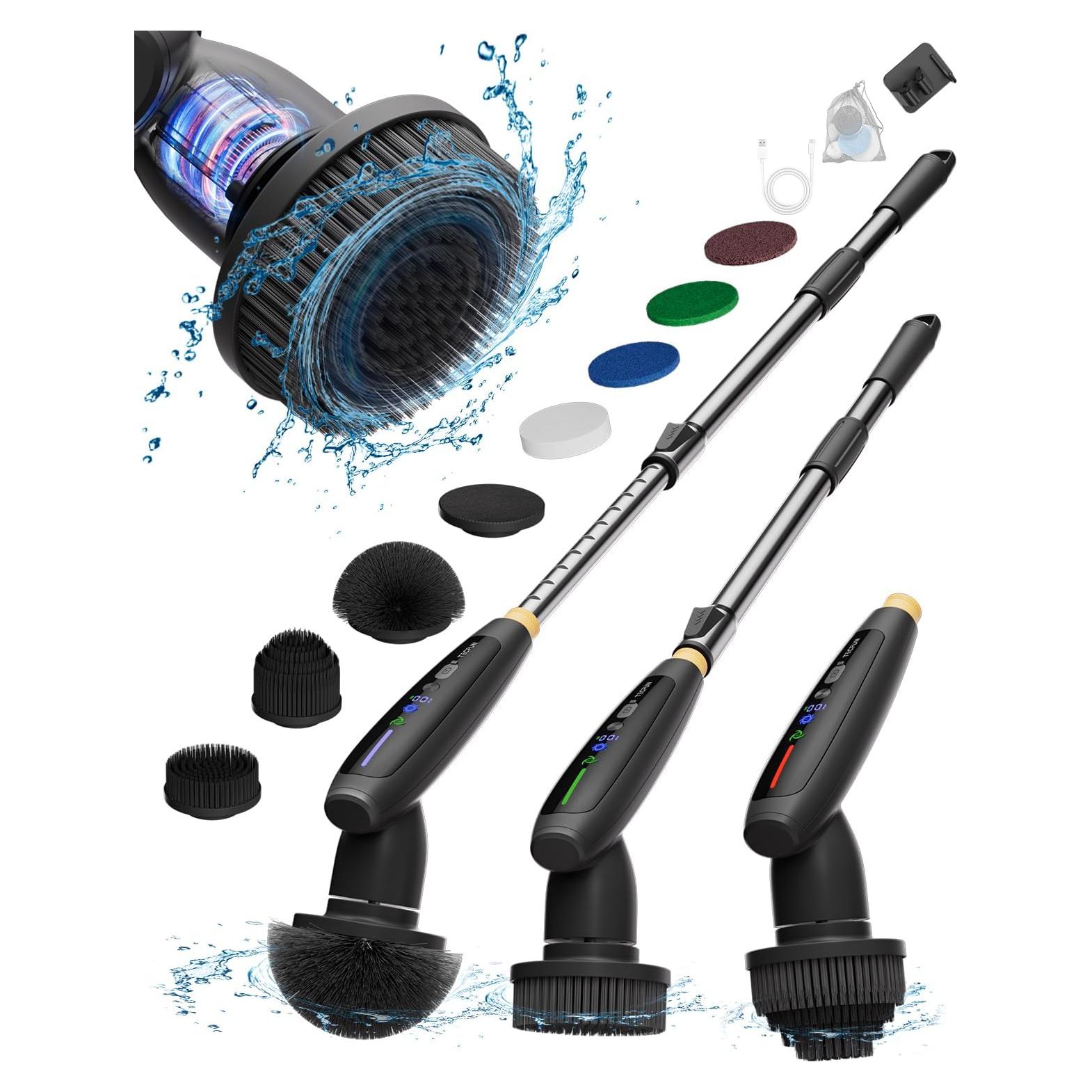 Cepillo de Limpieza Eléctrico TECFUN IPX7 2024 con 7 Accesorios