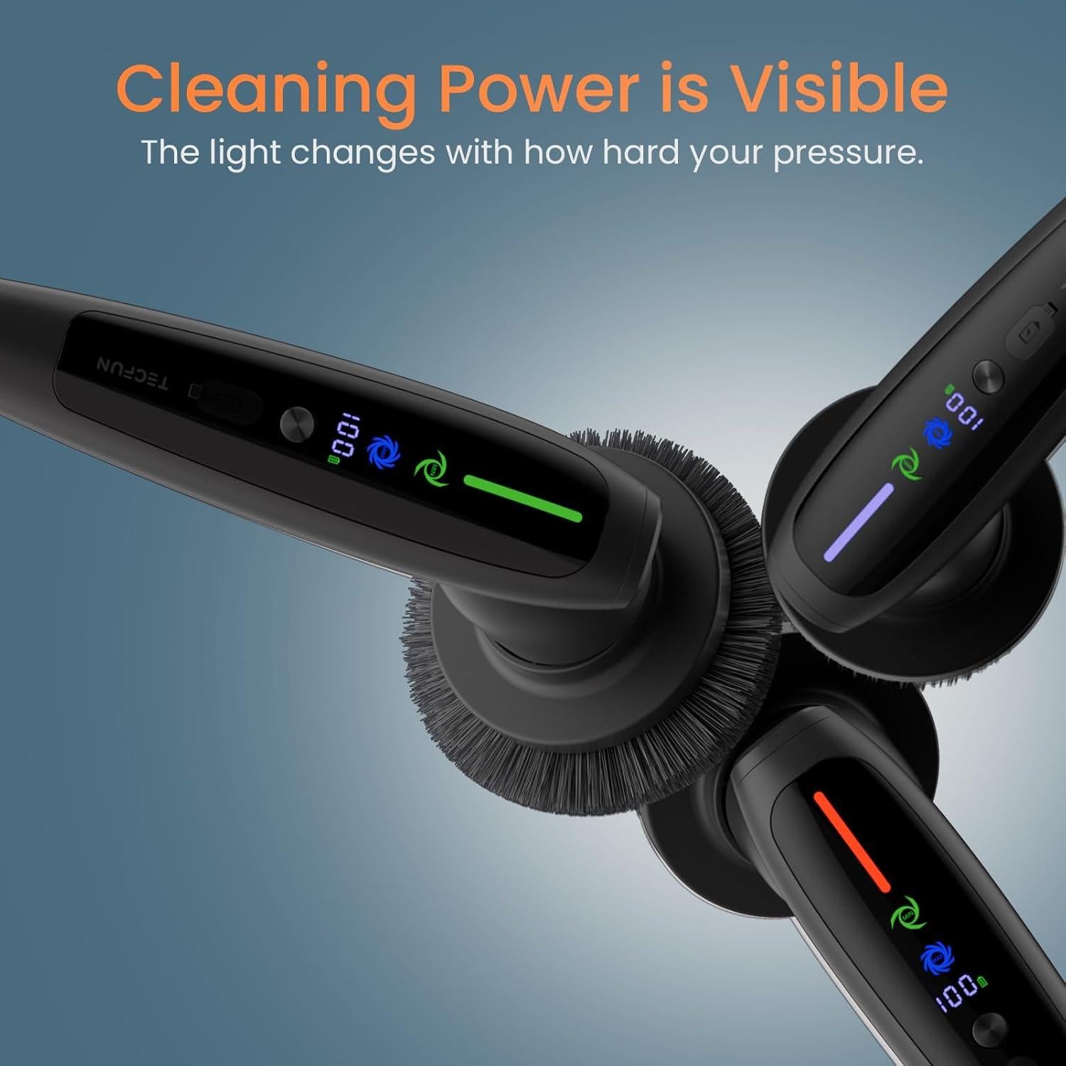 Cepillo de Limpieza Eléctrico TECFUN IPX7 2024 con 7 Accesorios