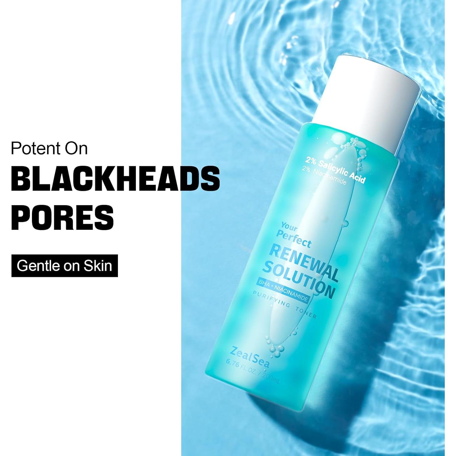 Tónico Facial BHA ZealSea 191 ml - Exfoliante Sin Alcohol