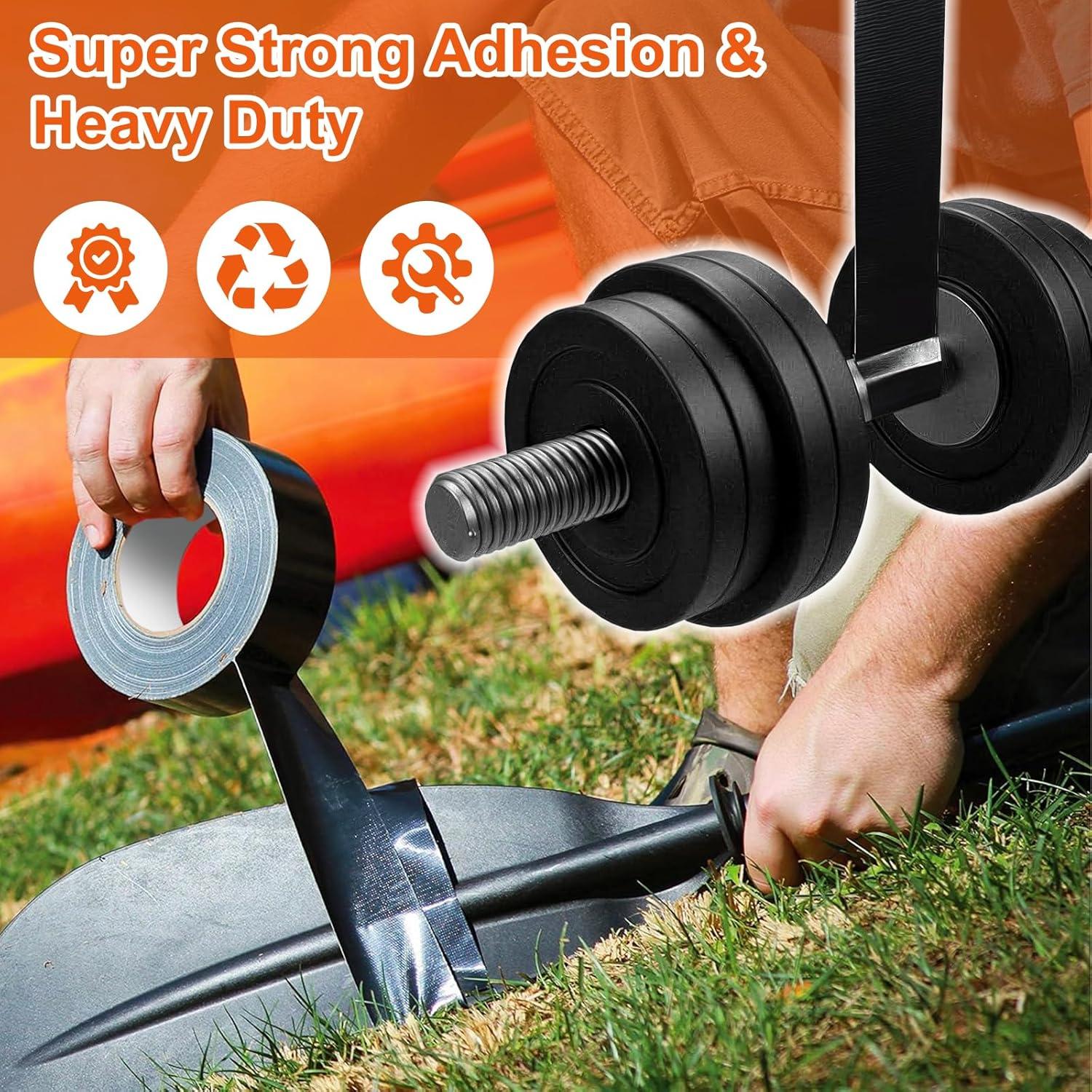 Cinta de Reparación Impermeable Paulno 8cm x 8m Negra