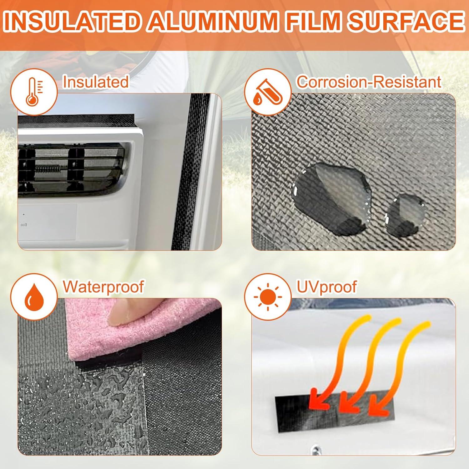 Cinta de Reparación Impermeable Paulno 8cm x 8m Negra