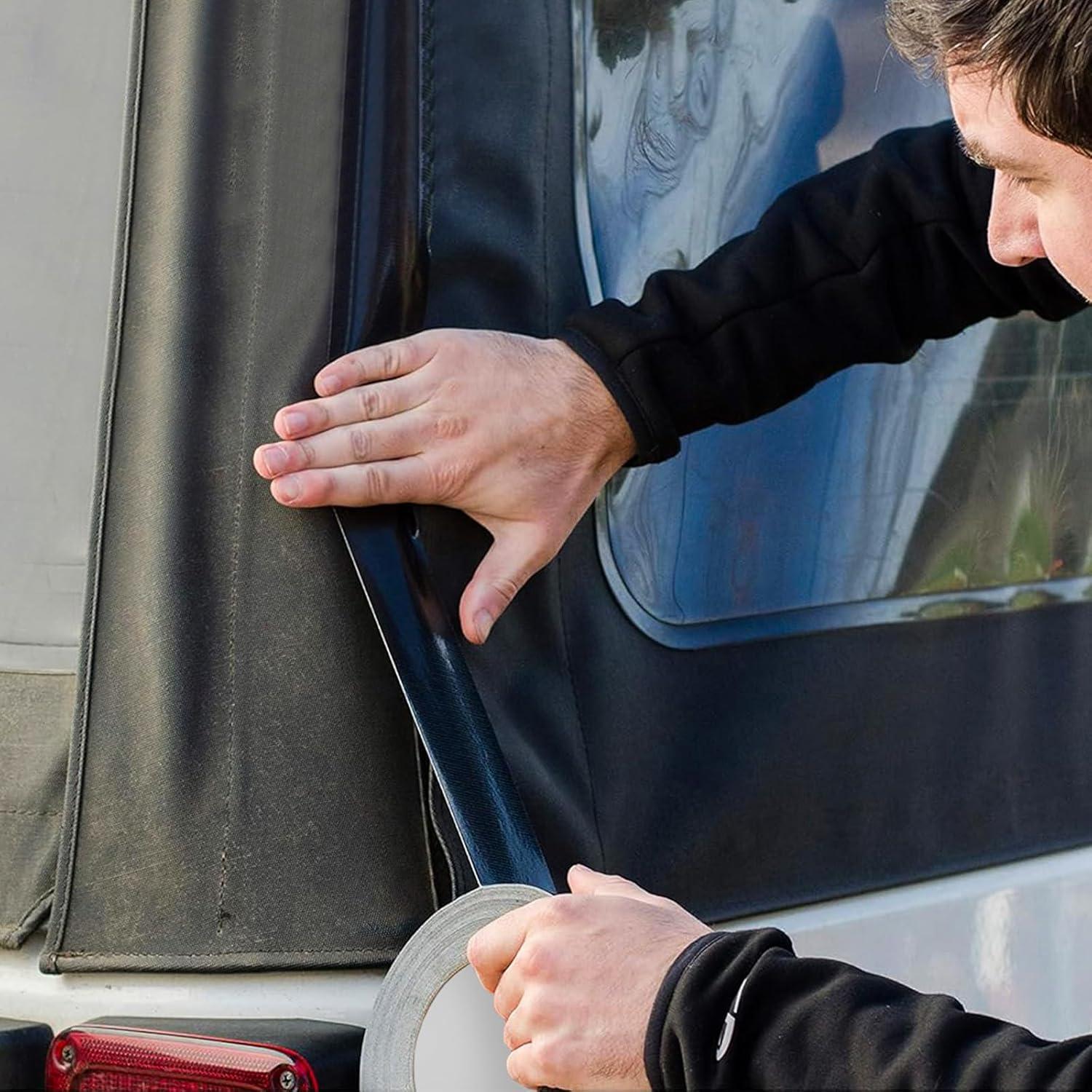 Cinta de Reparación Impermeable Paulno 8cm x 8m Negra