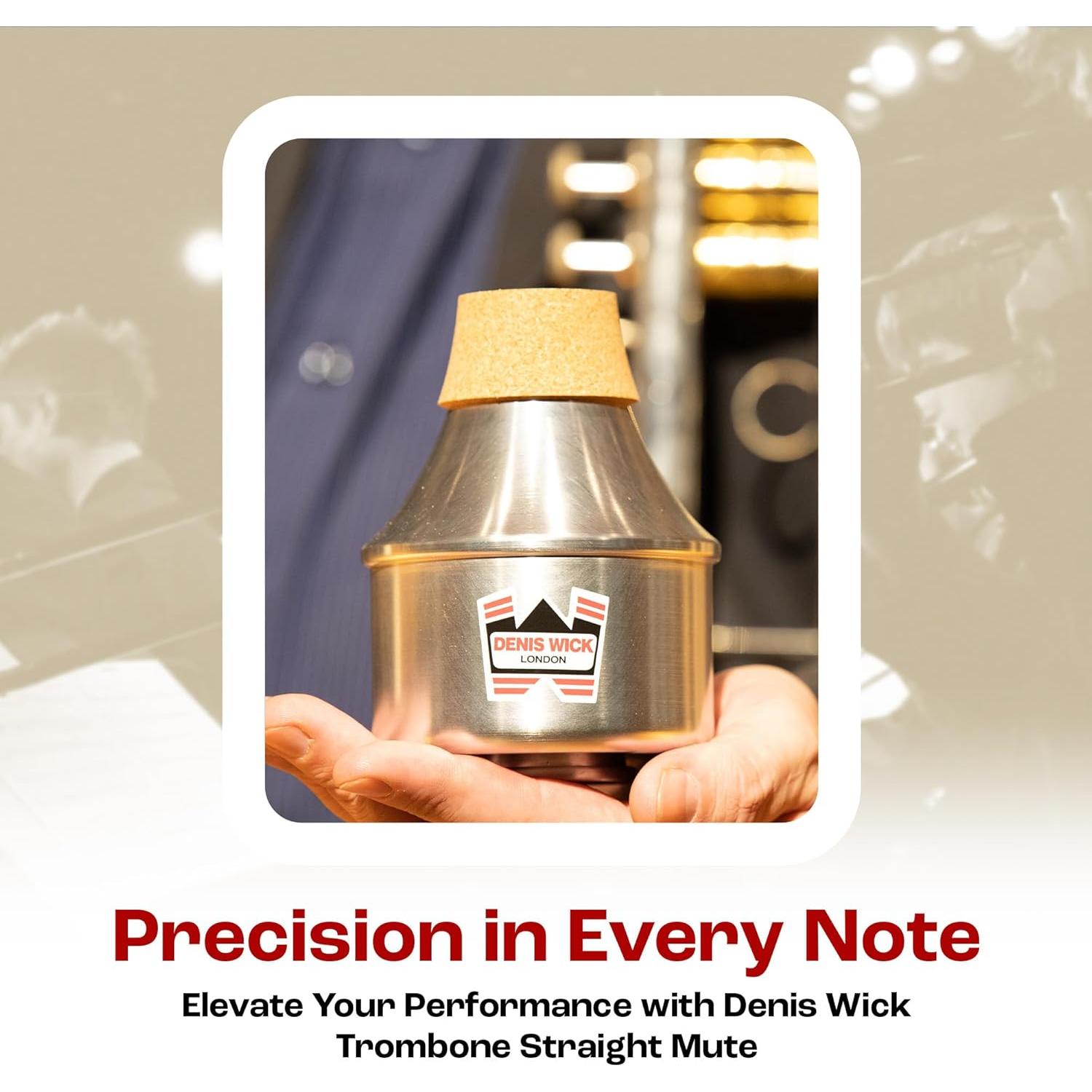 Sordina Extensible Denis Wick para Trompeta - Aluminio Plata