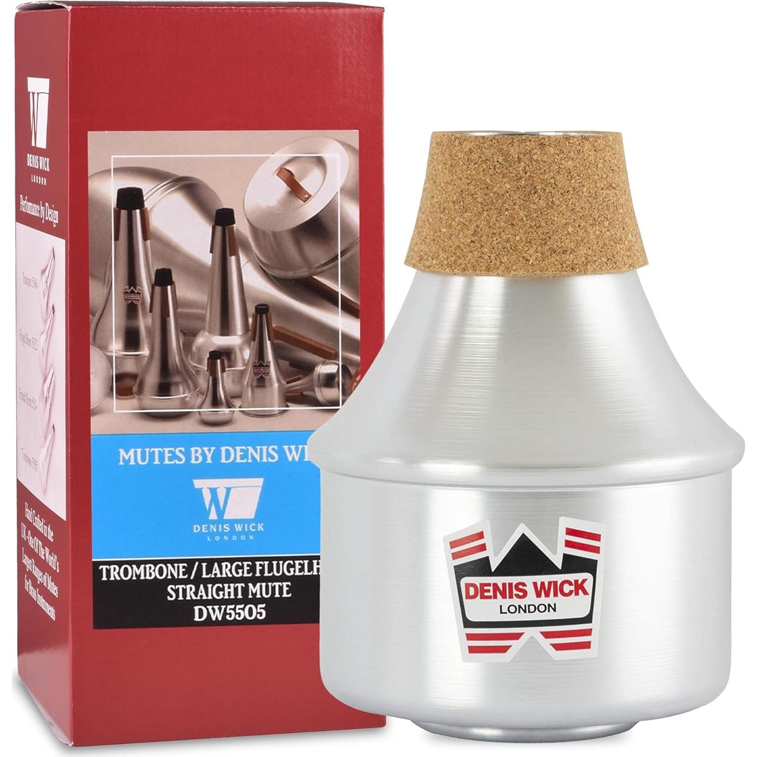 Sordina Extensible Denis Wick para Trompeta - Aluminio Plata