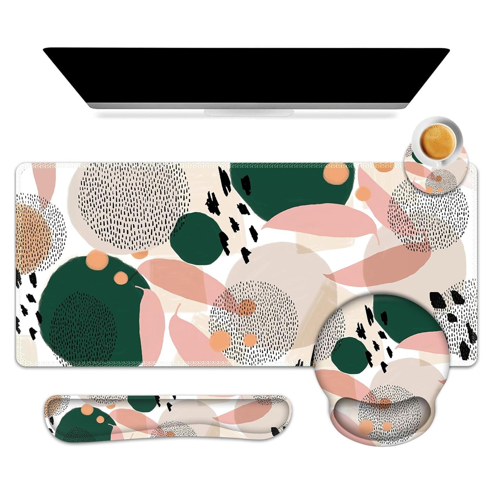 Alfombrilla de Escritorio Ergonómica ARTSo con Soporte para Muñeca