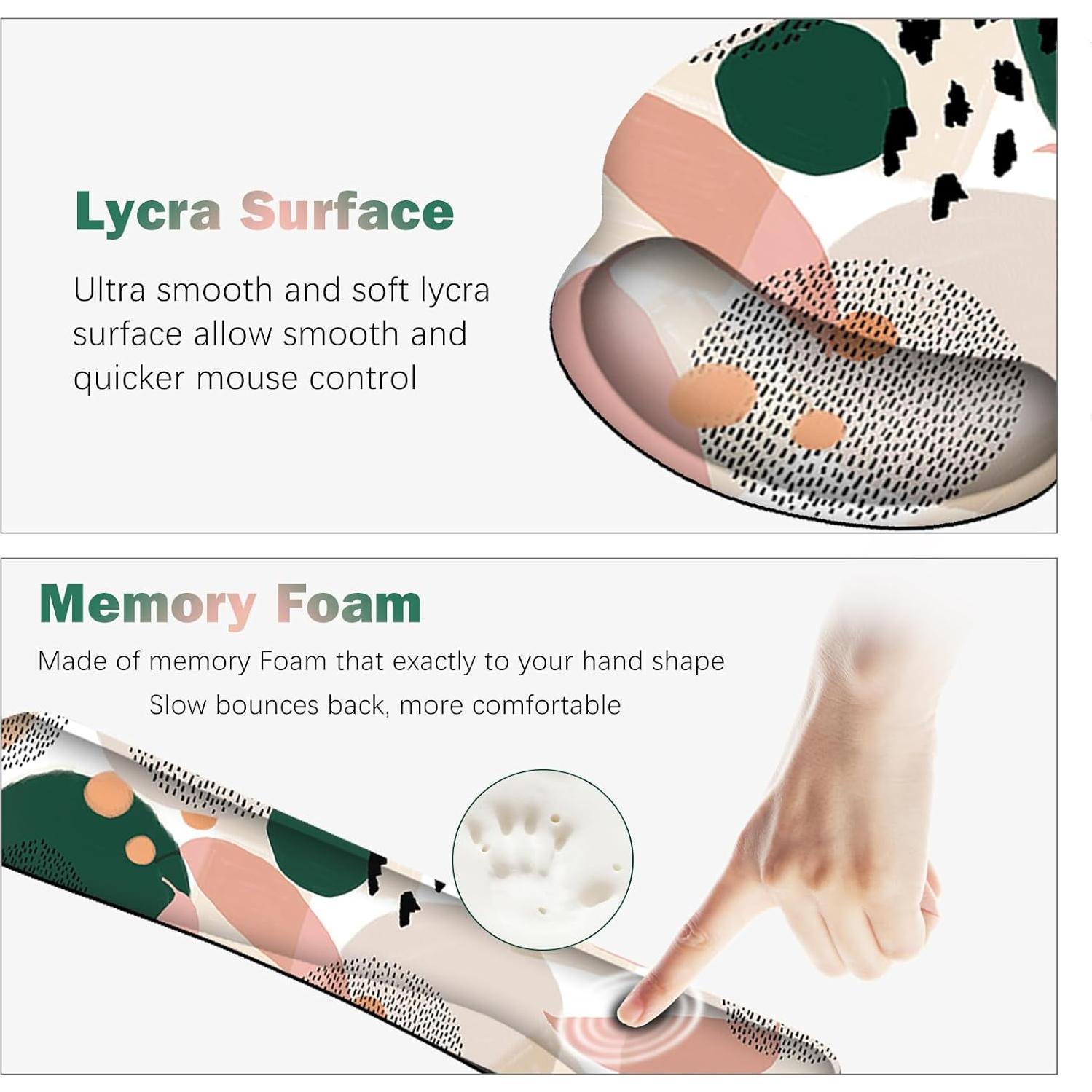 Alfombrilla de Escritorio Ergonómica ARTSo con Soporte para Muñeca