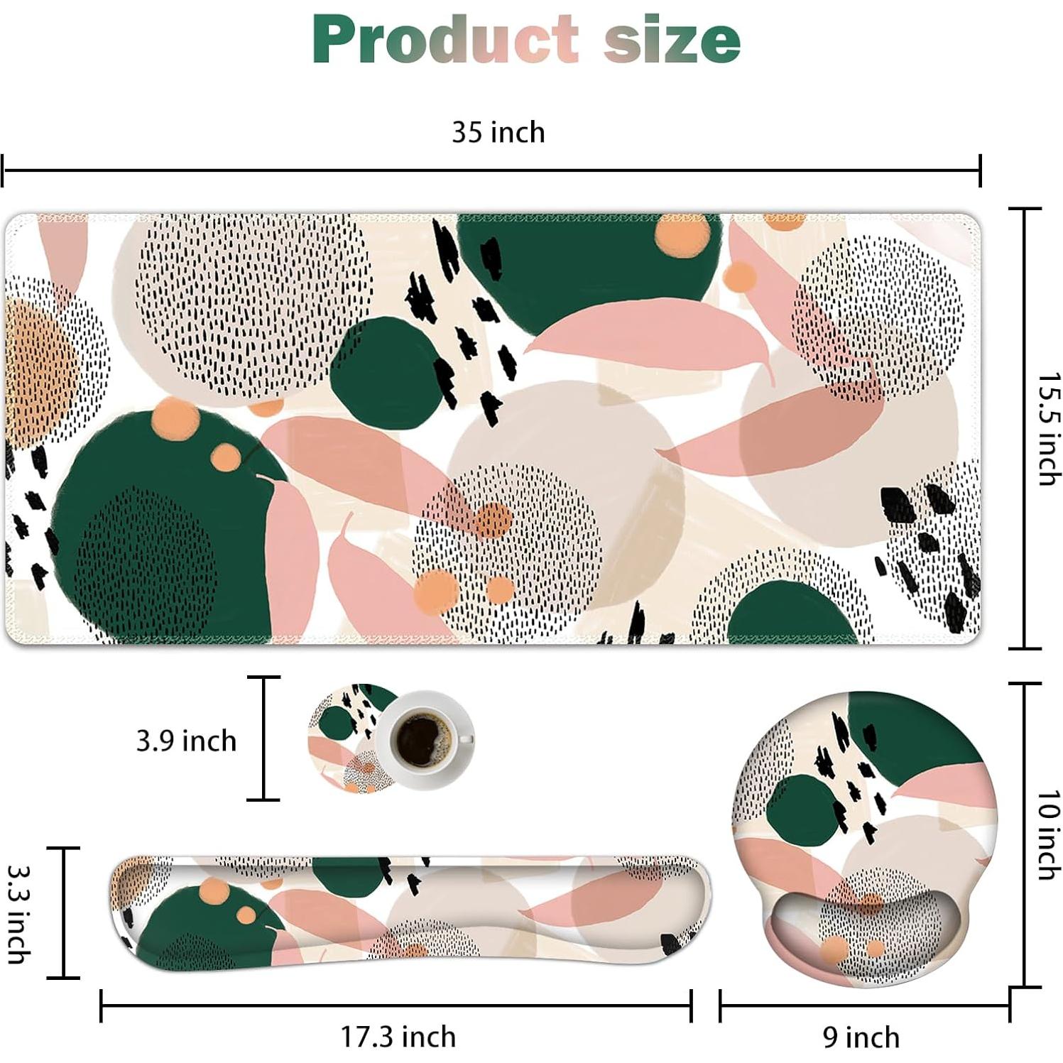 Alfombrilla de Escritorio Ergonómica ARTSo con Soporte para Muñeca