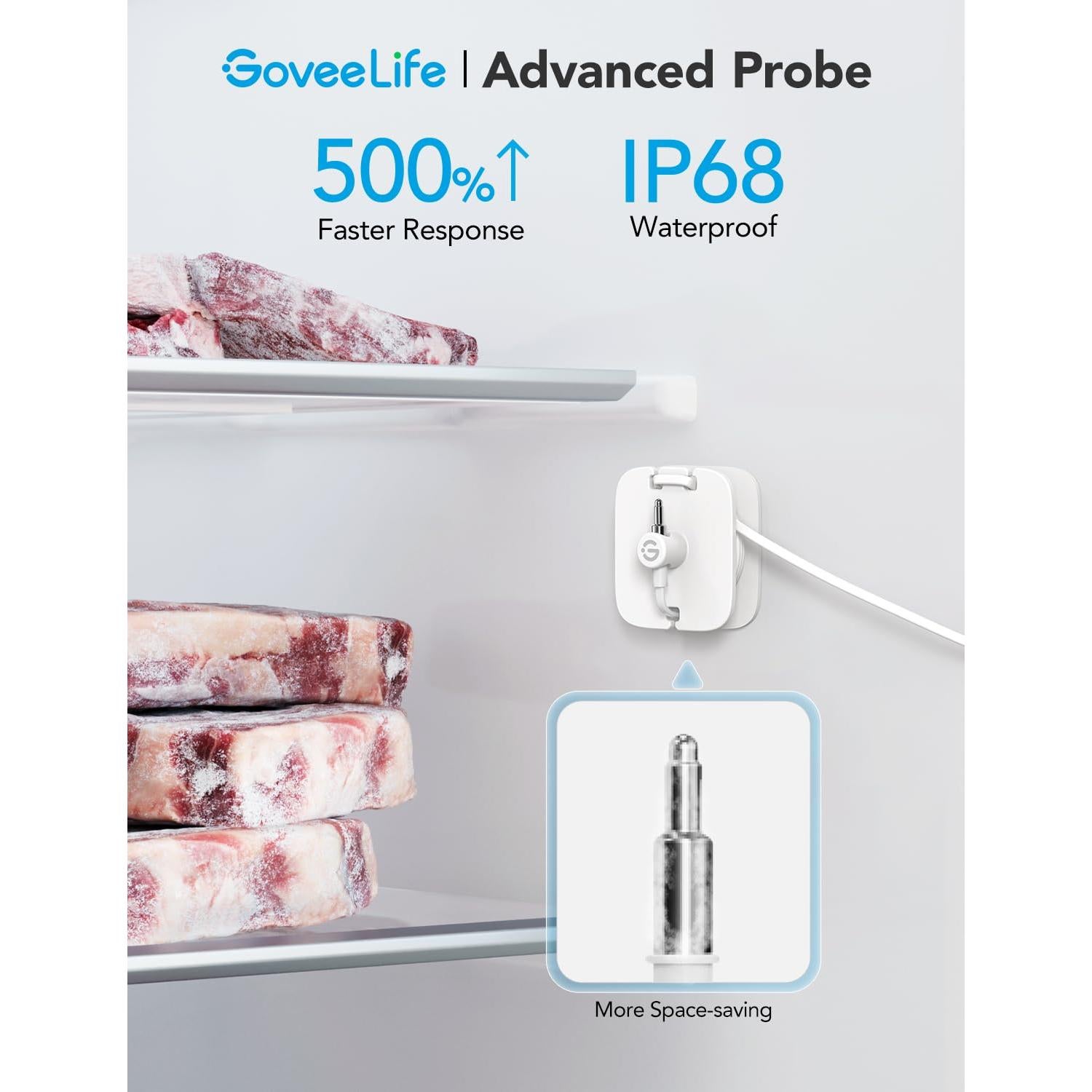 Termómetro de Congelador GoveeLife H5108 Bluetooth con Alarma