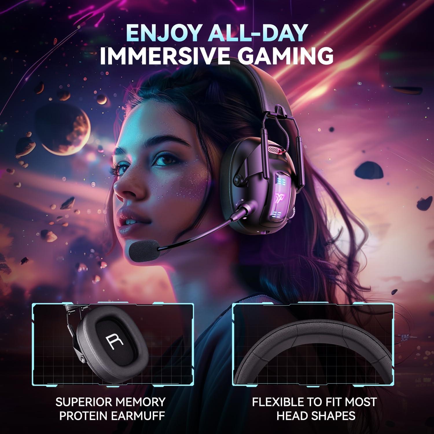Auriculares Inalámbricos YPBDAN YP-1 Gaming 100H Bluetooth 5.3