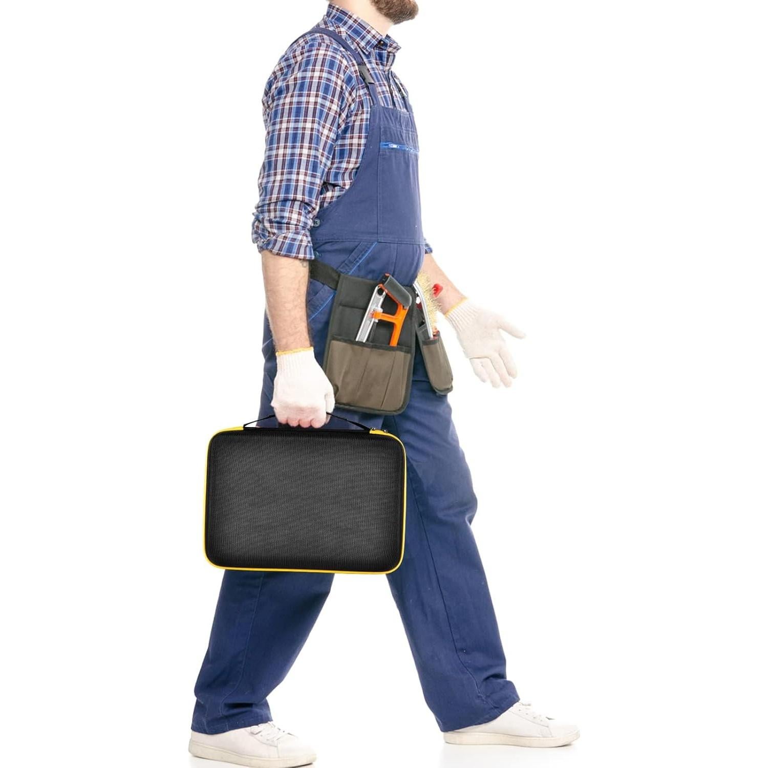 Funda de Almacenamiento Klein Tools Amarilla para Probador de Cable