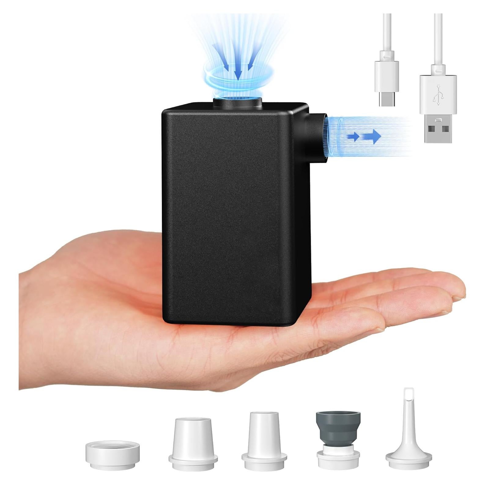 Bomba de Aire Eléctrica Portátil FLEXTAILGEAR 3600mAh Negra