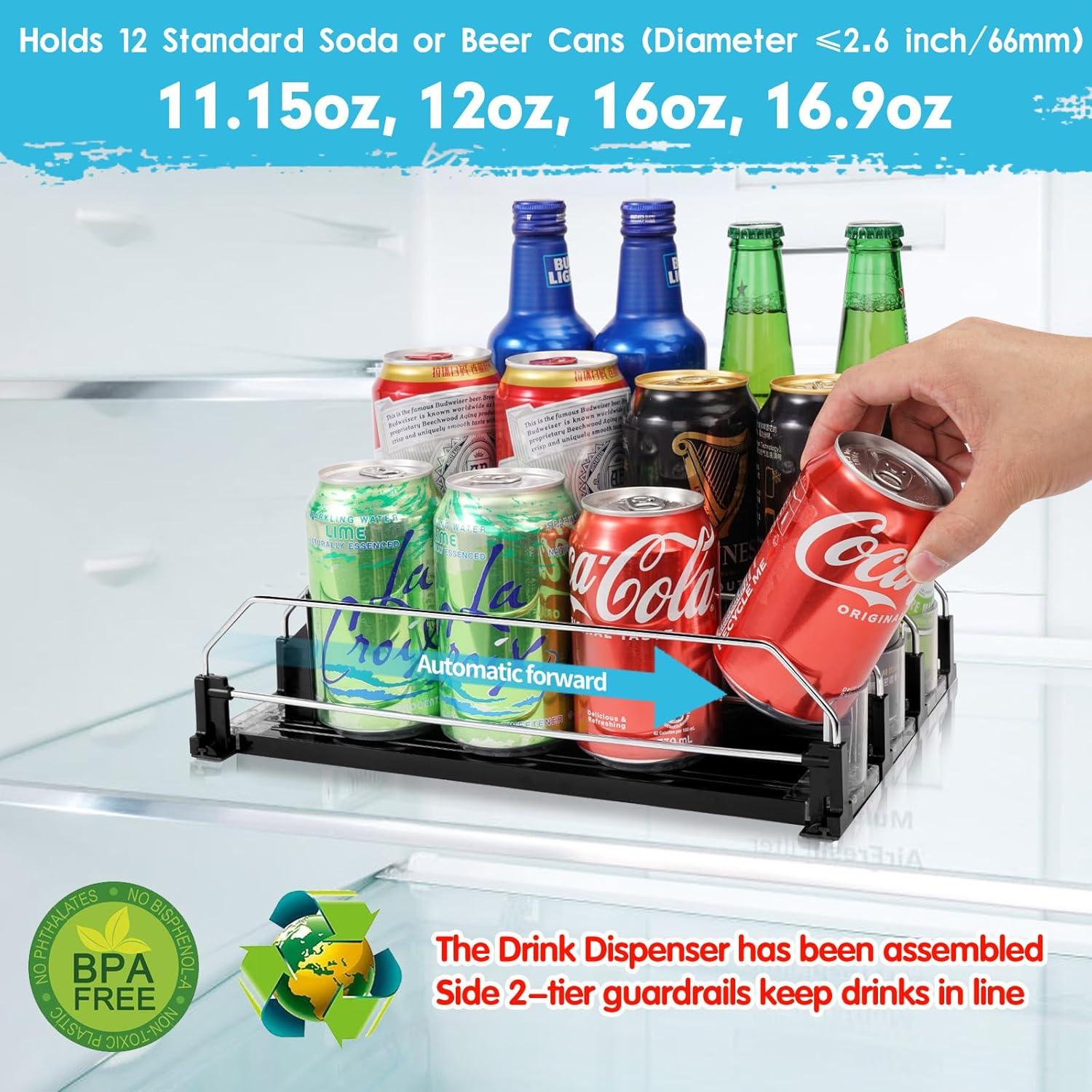 Dispensador de Latas Automático BingoHive Negro 12 Latas