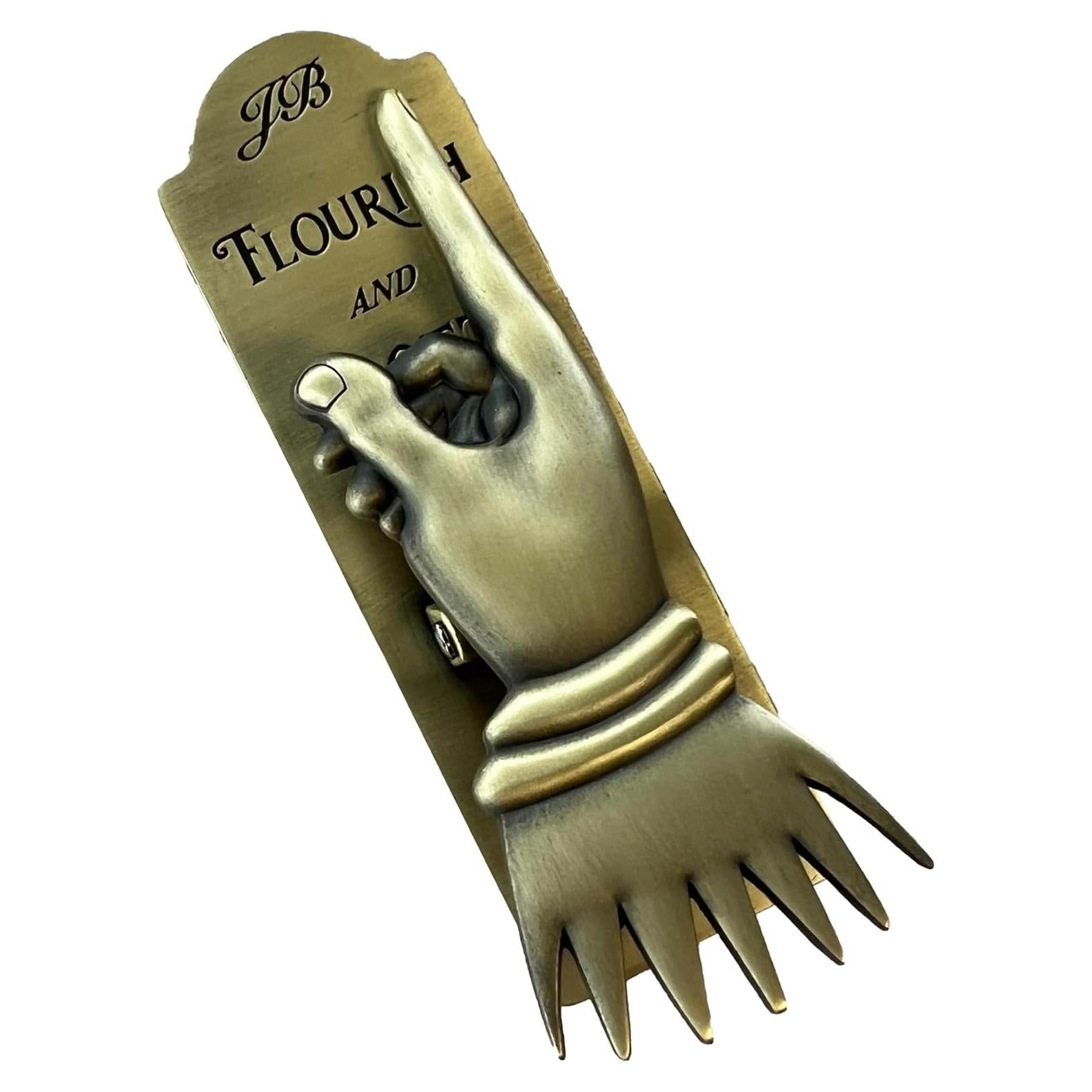 Clip de Página Harry Potter Flourish and Blotts Dorado