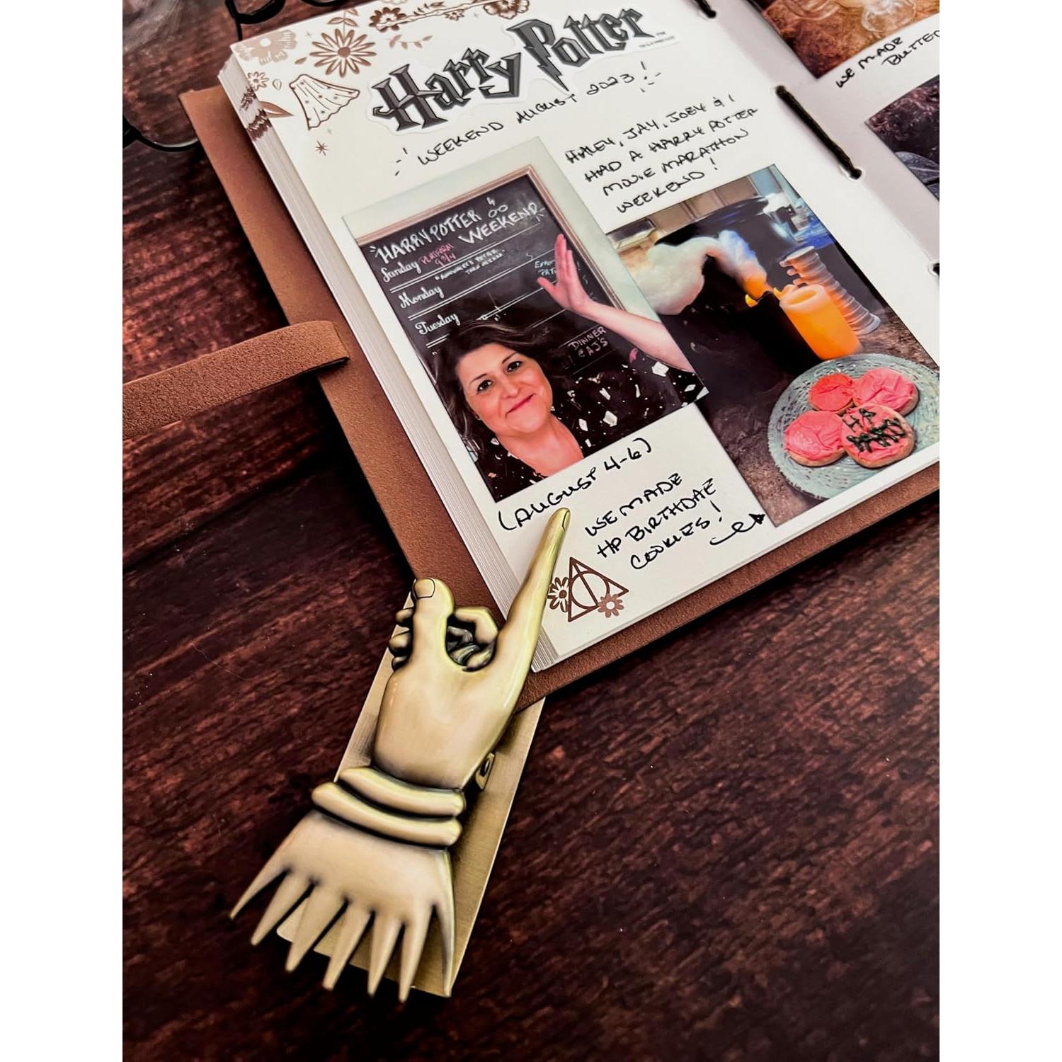 Clip de Página Harry Potter Flourish and Blotts Dorado