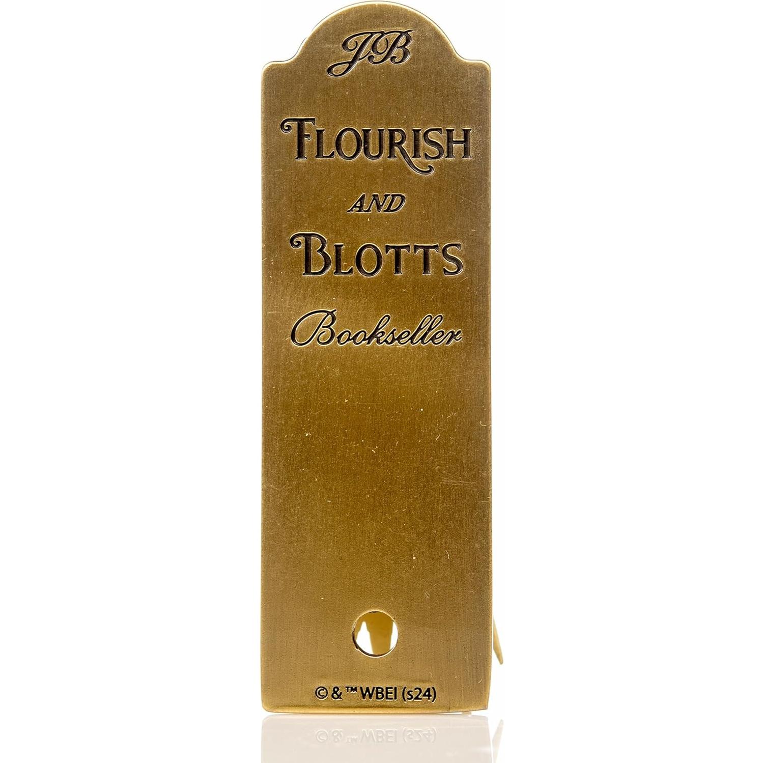 Clip de Página Harry Potter Flourish and Blotts Dorado