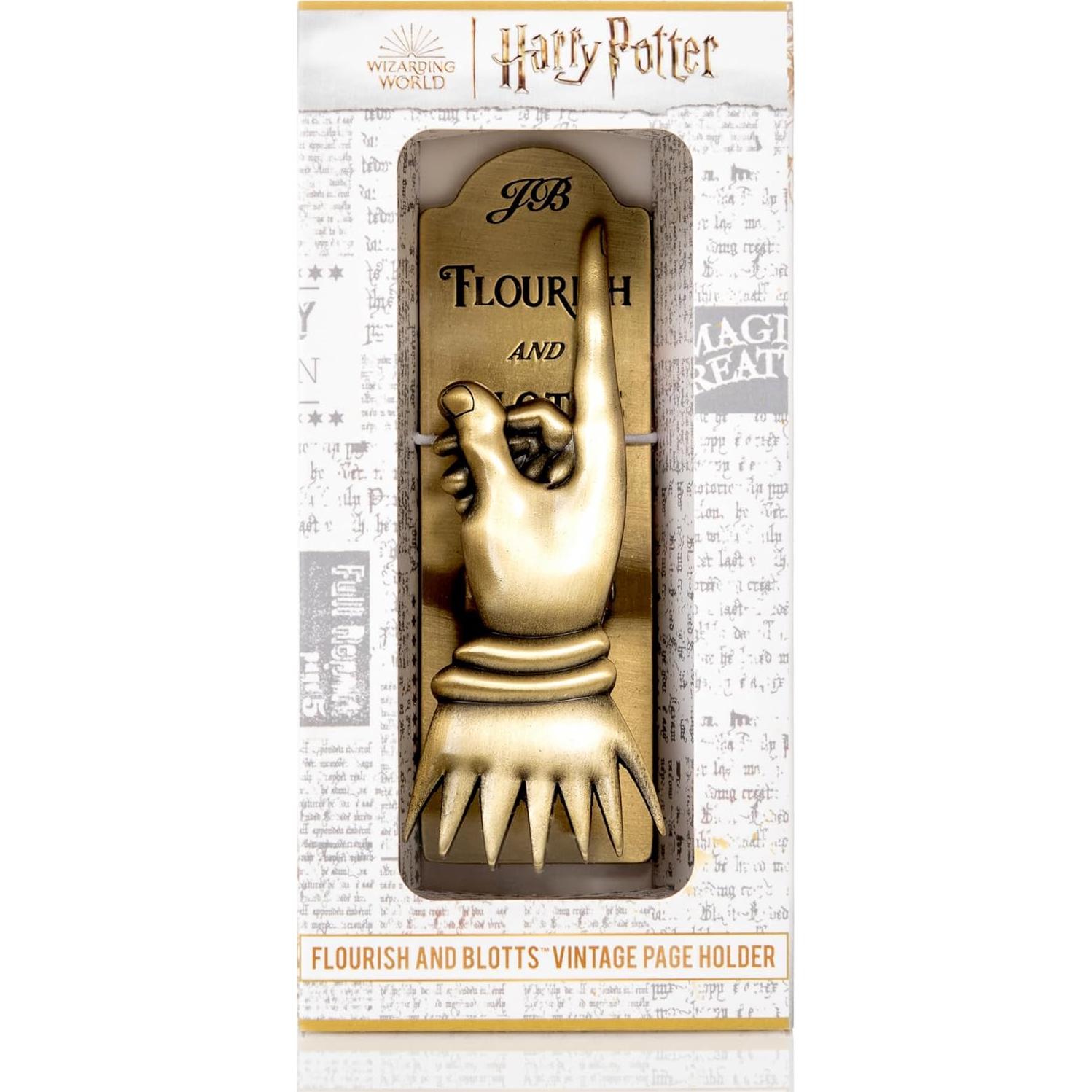 Clip de Página Harry Potter Flourish and Blotts Dorado