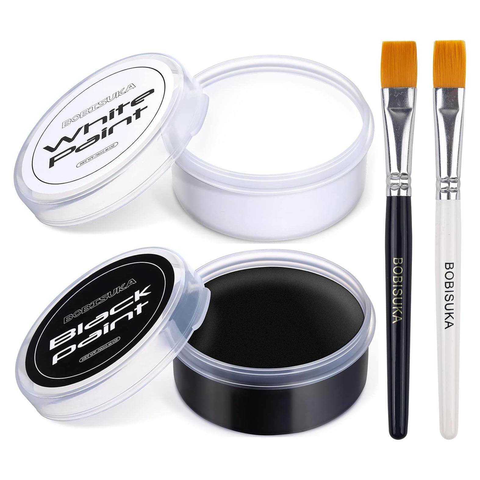 Pintura Facial y Corporal BOBISUKA Negra y Blanca 69,66 ml