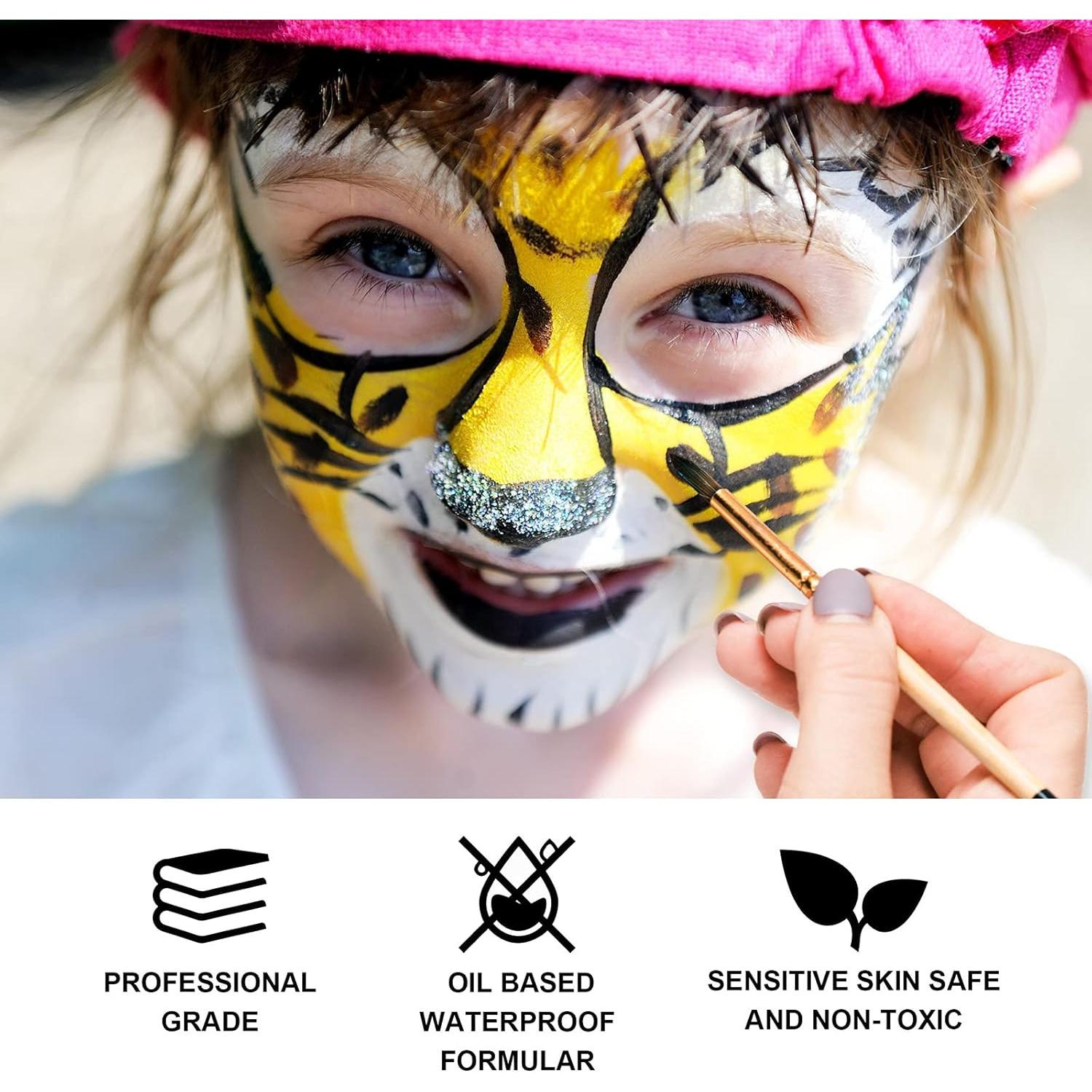 Pintura Facial y Corporal BOBISUKA Negra y Blanca 69,66 ml