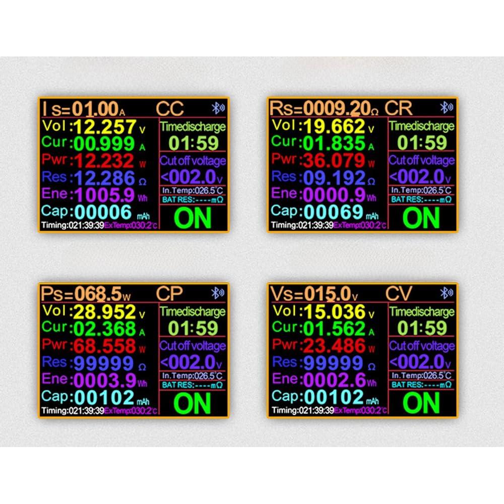 Probador de Carga Eyes.sys DL24-BLE 180W 200V 20A 4 Modos