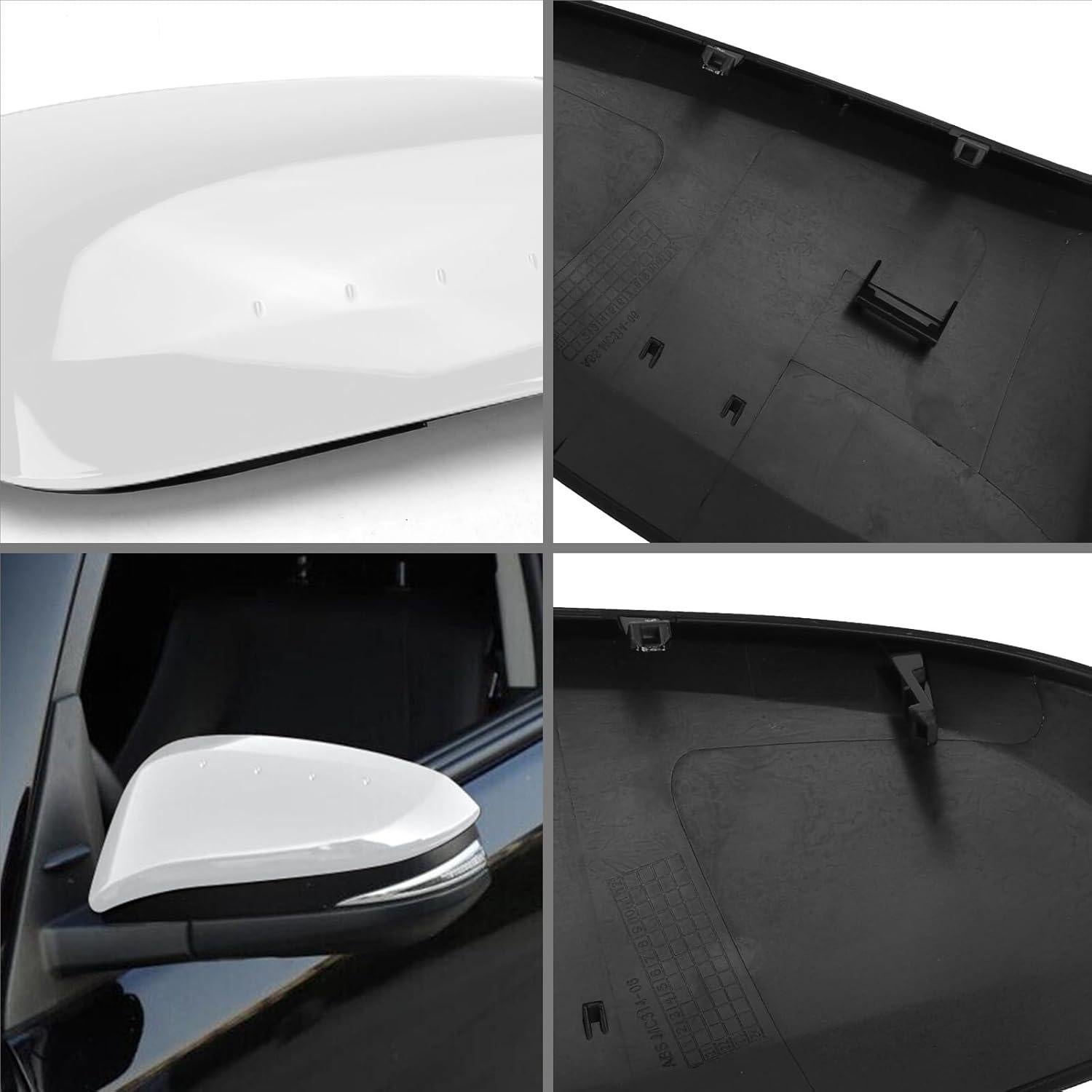 Cubiertas de Espejo Sportuli para Toyota 4Runner 2014-2024 Blancas