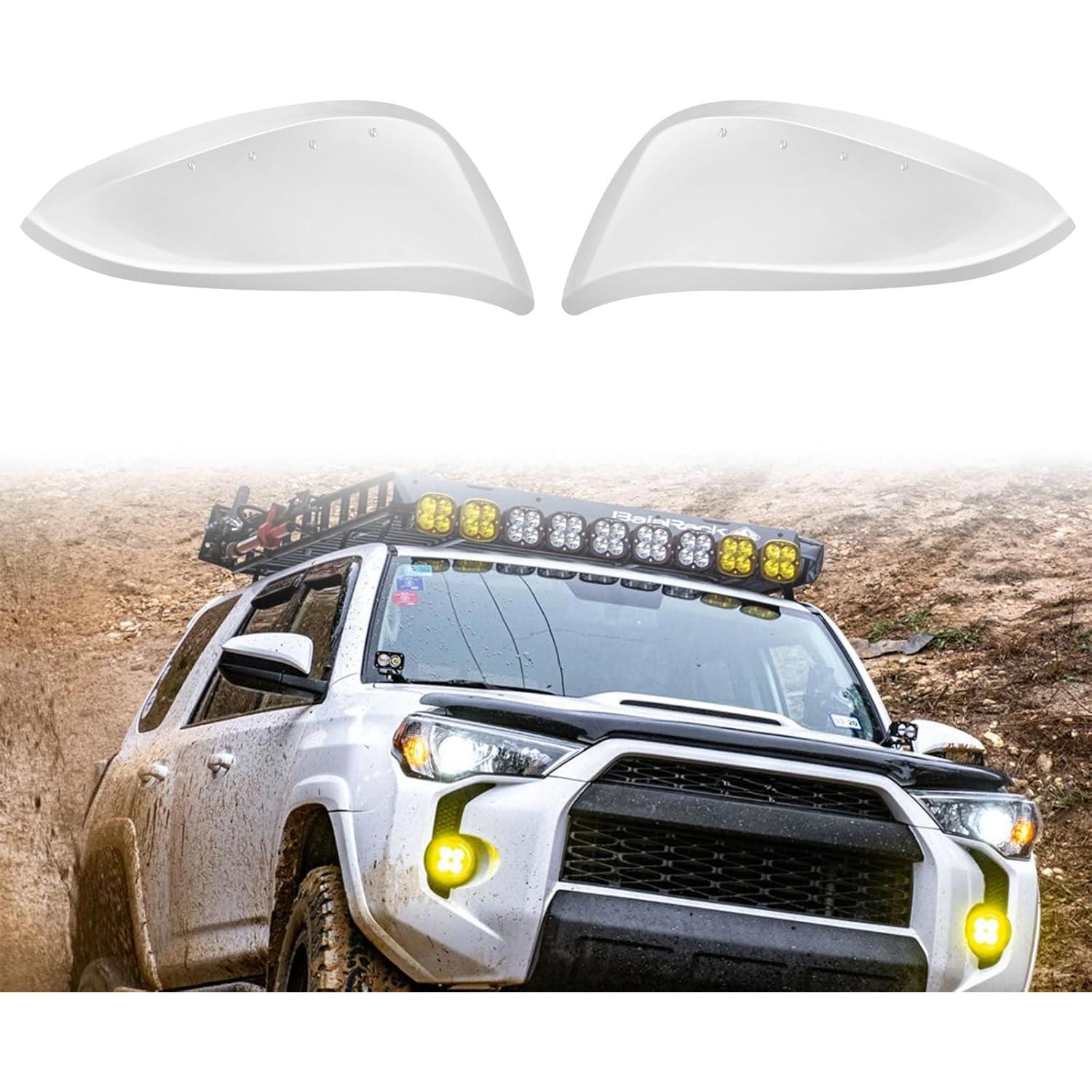 Cubiertas de Espejo Sportuli para Toyota 4Runner 2014-2024 Blancas