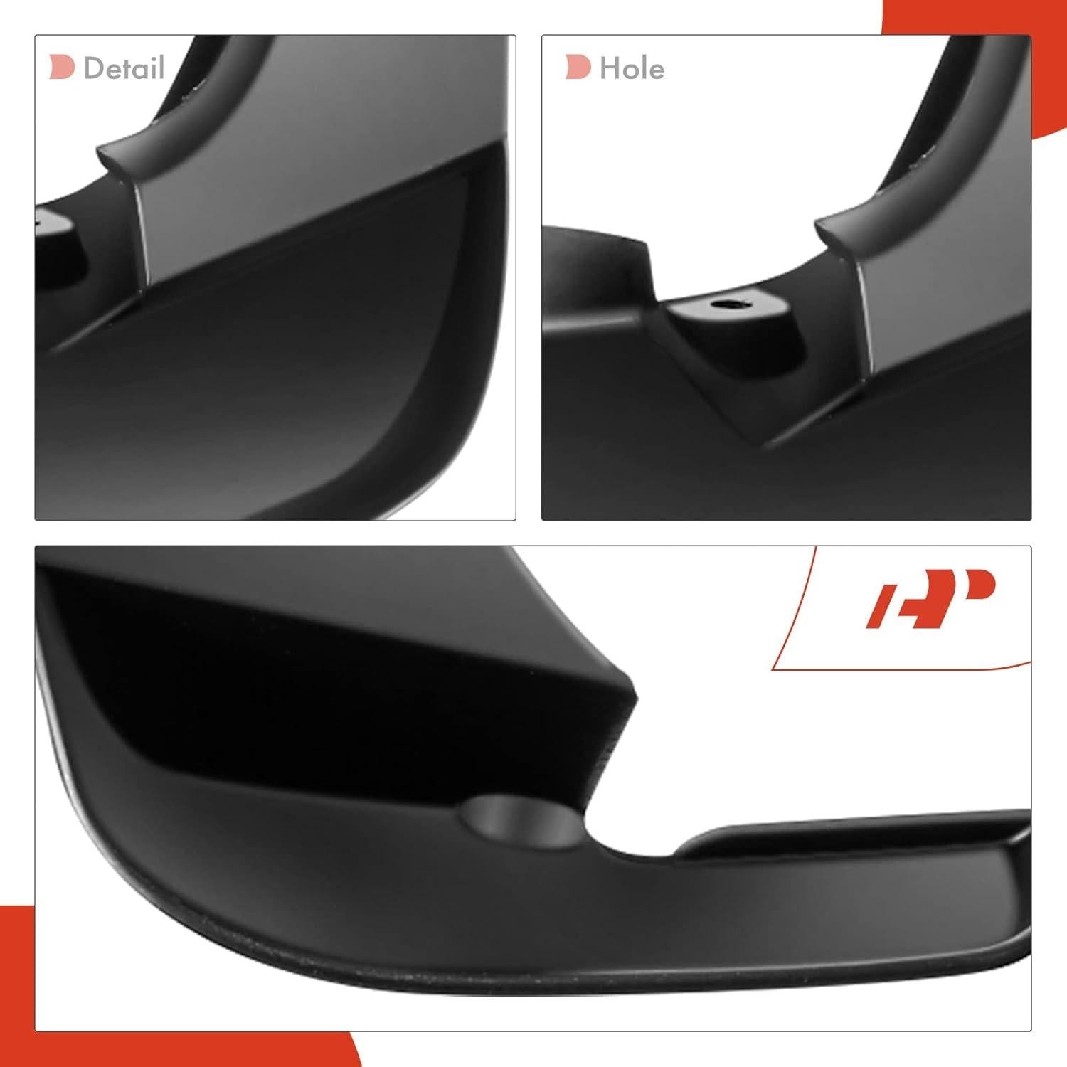 A-Premium Set of 4PCS Mud Flaps Splash Guards Mudguards Mudflaps with Hardware Accessories Compatible with Toyota Corolla, 2003-2008, 1.8L, (Sedan Only), Front and Rear (Driver and Passenger Sides)