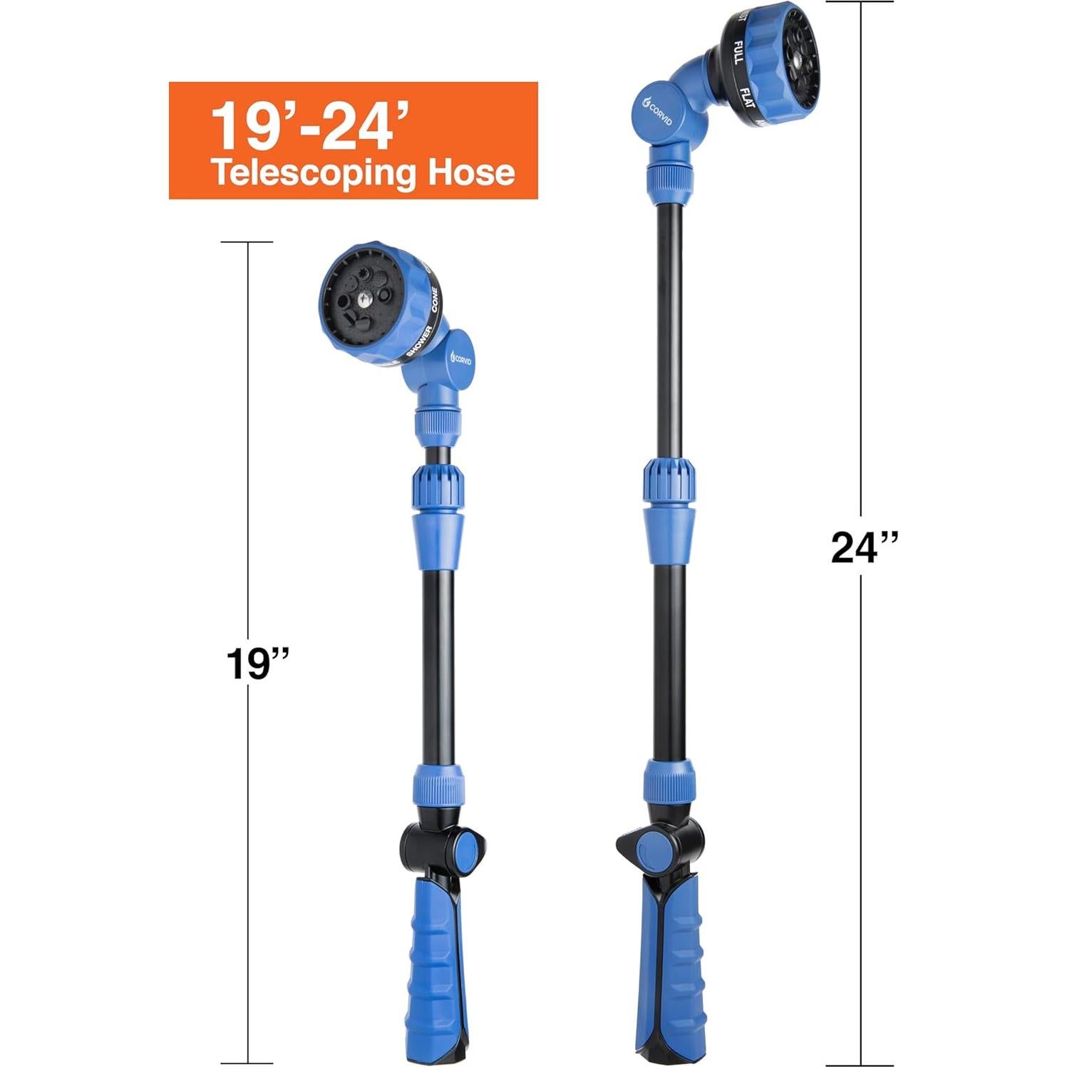 Paquete de 3 Rociadores Corvid con Control de Pulgar 8 Patrones
