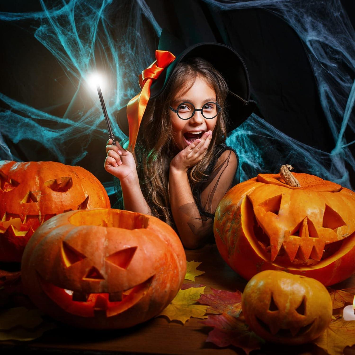 24 Lápices Varita Mago + 24 Gafas Disfraz + 24 Bolsas