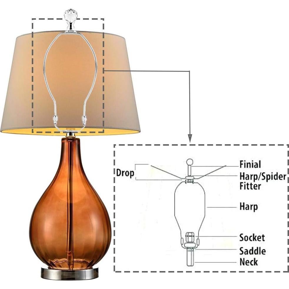Soporte de Arpa Desmontable ECUDIS para Lámparas 20 cm