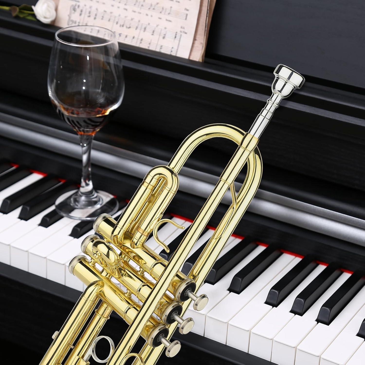 Trompeta Fesley Bb de Latón para Principiantes con Estuche