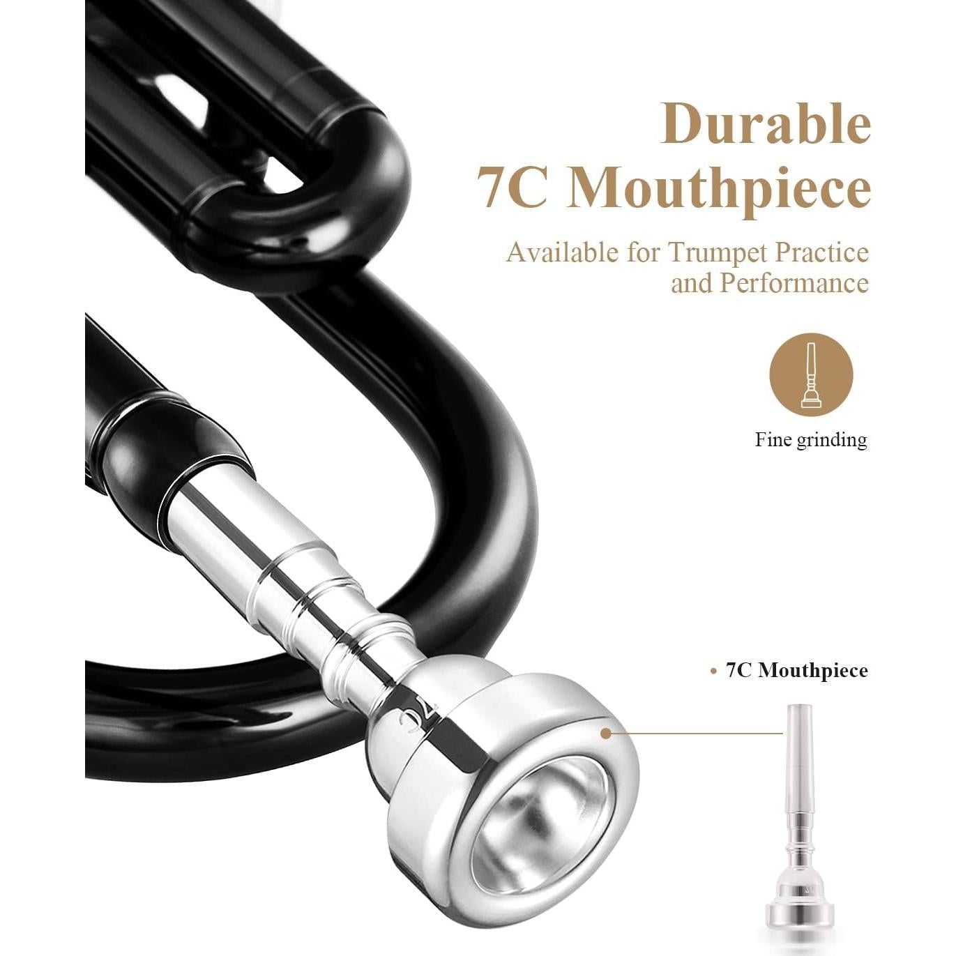 Trompeta Bb Eastar ETR-380B para Estudiantes con Estuche