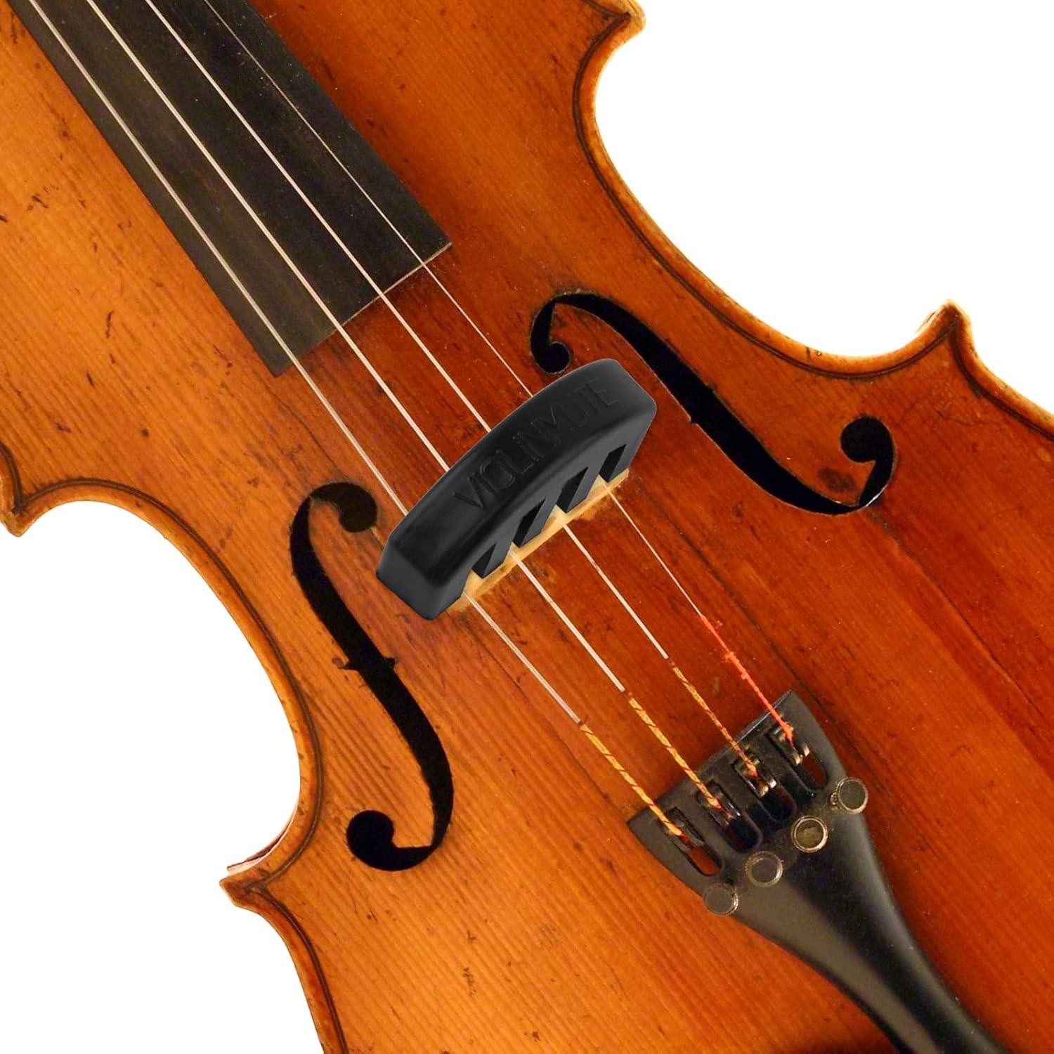 Juego de Silenciadores de Violín Goma 10 Redondos + 2 Garra