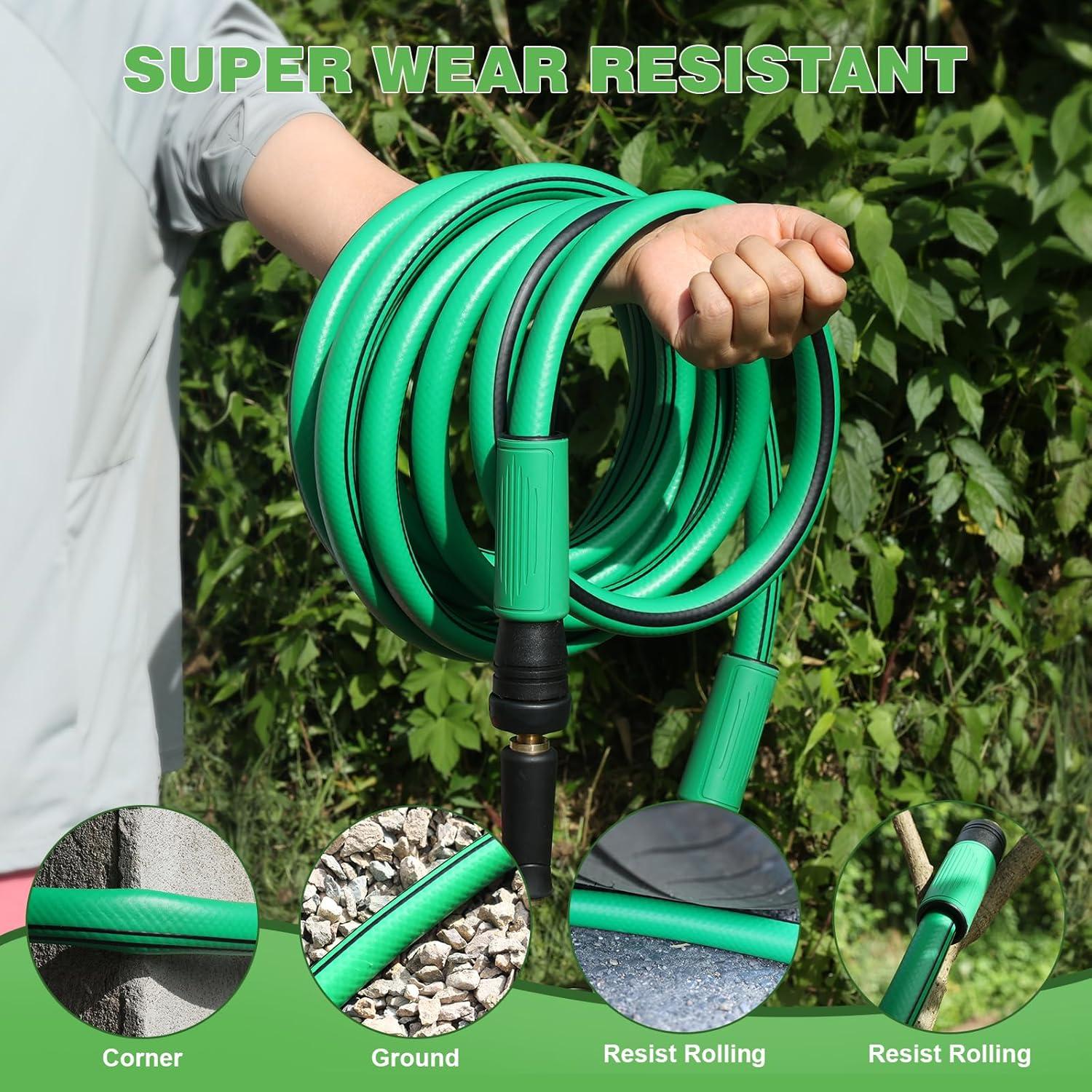 Manguera de Jardín AIODE 5/8" 30.48m Alta Resistencia Flexible