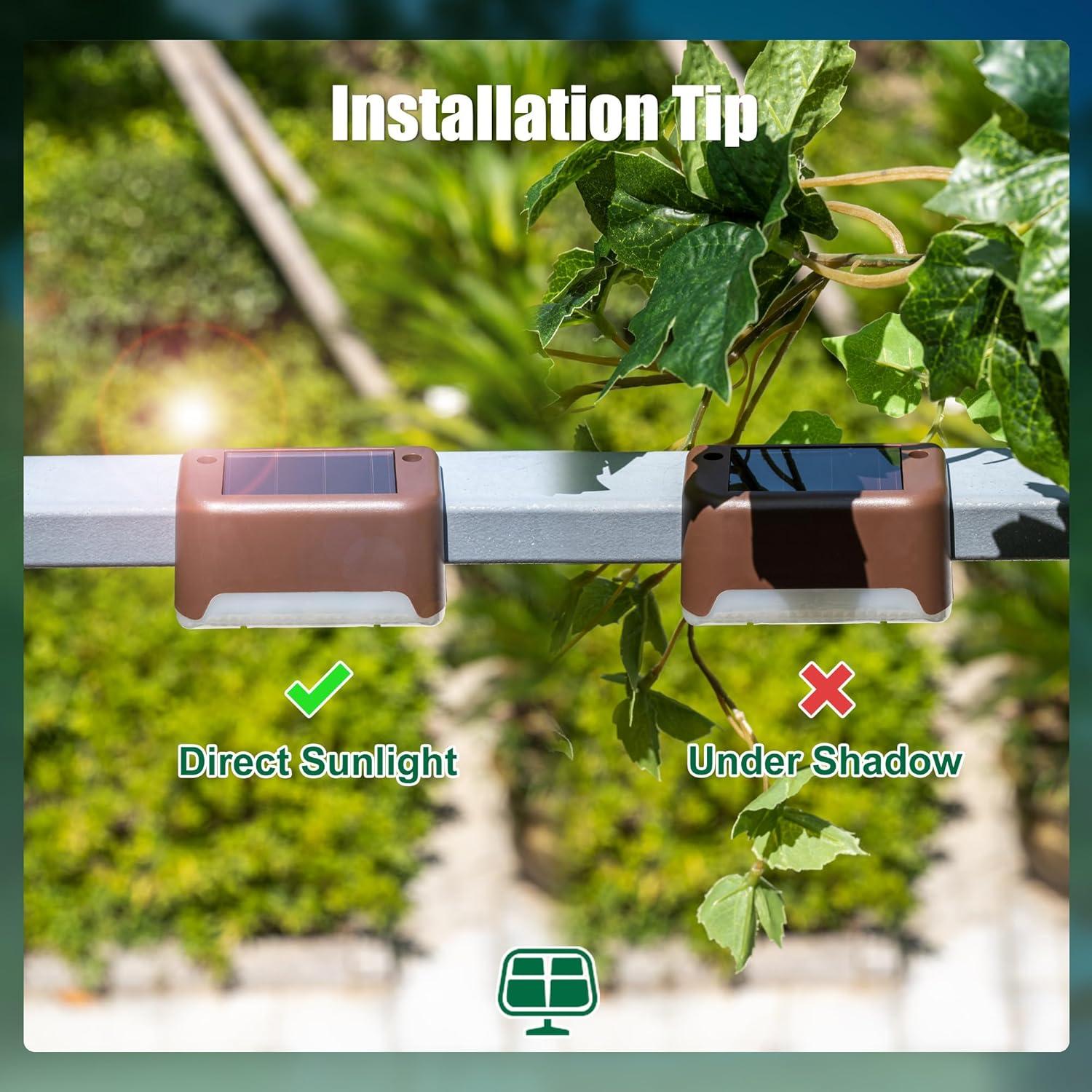 Luces Solares LED SOLPEX 16 Piezas para Jardín y Escaleras