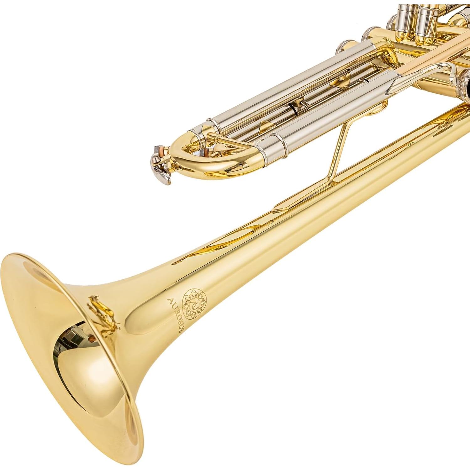 Trompeta Bb AUROSUS SB710 latón dorado 1,16 cm profesional