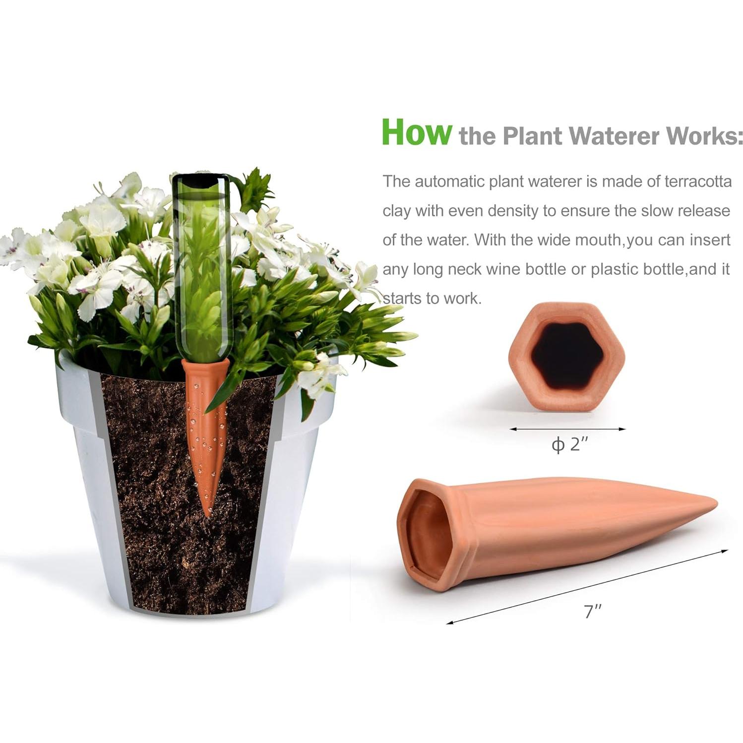 Juego de Regadores de Cerámica Terracota B SEPOR 6 Piezas