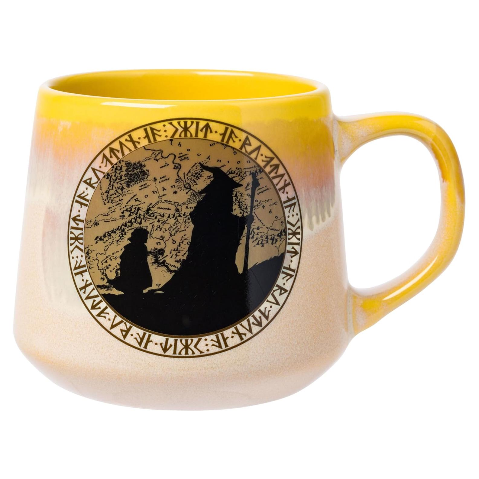 Taza Cerámica Silver Buffalo El Señor de los Anillos 532 ml