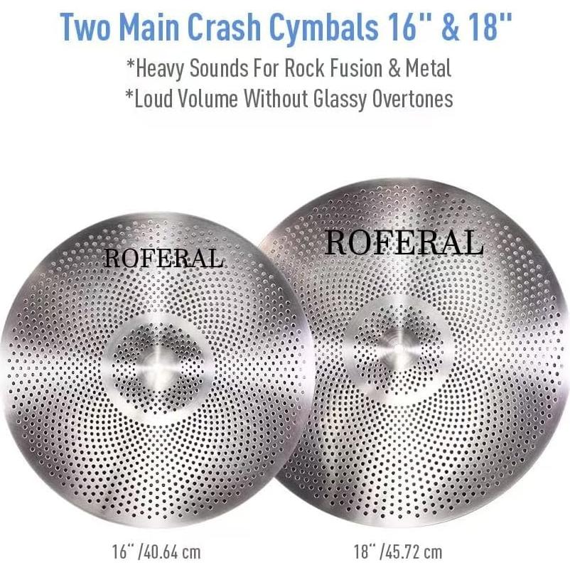 Set de Platillos Silenciosos ROFERAL 5 Piezas 43cm