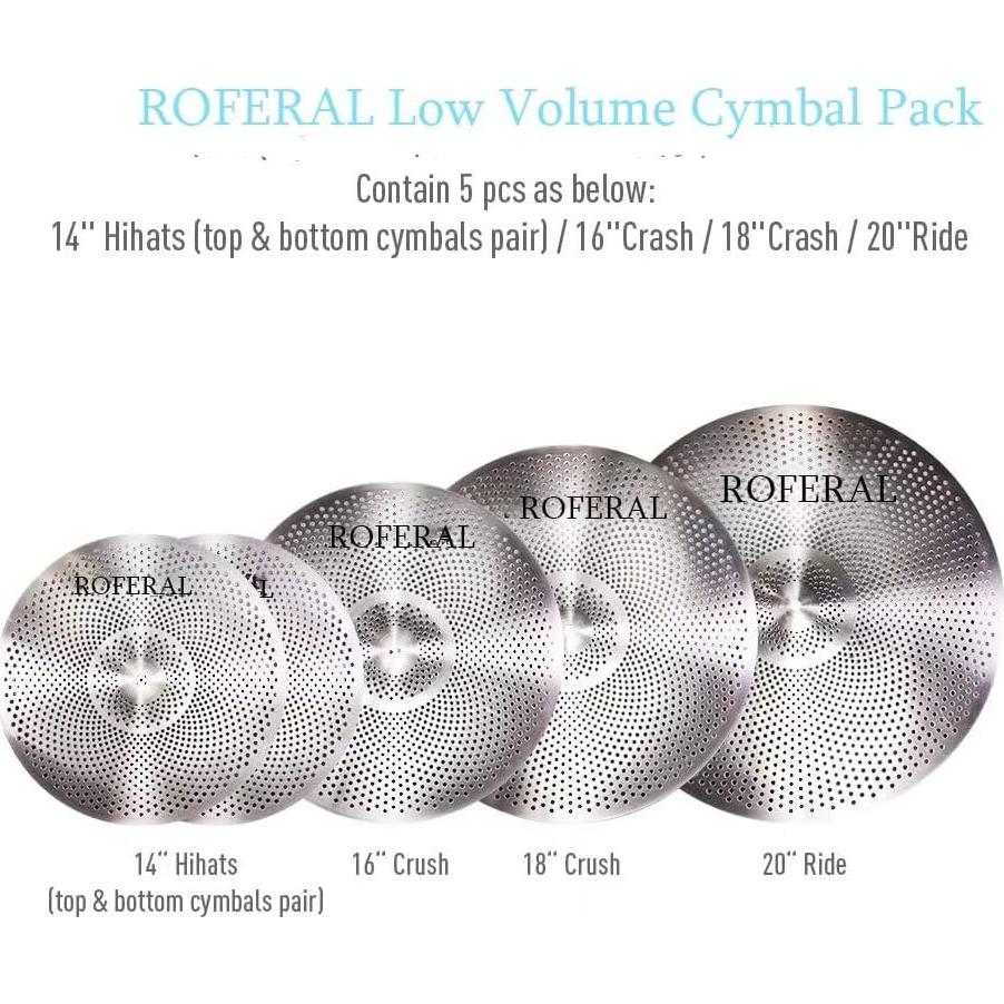 Set de Platillos Silenciosos ROFERAL 5 Piezas 43cm