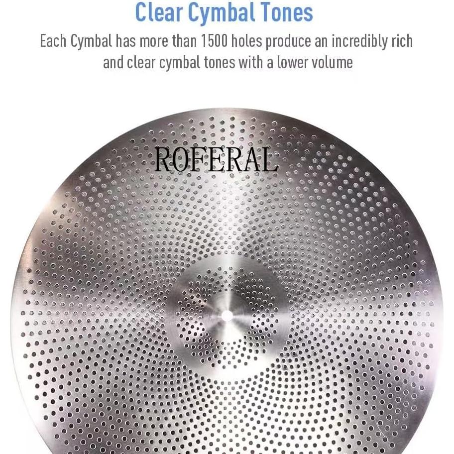 Set de Platillos Silenciosos ROFERAL 5 Piezas 43cm