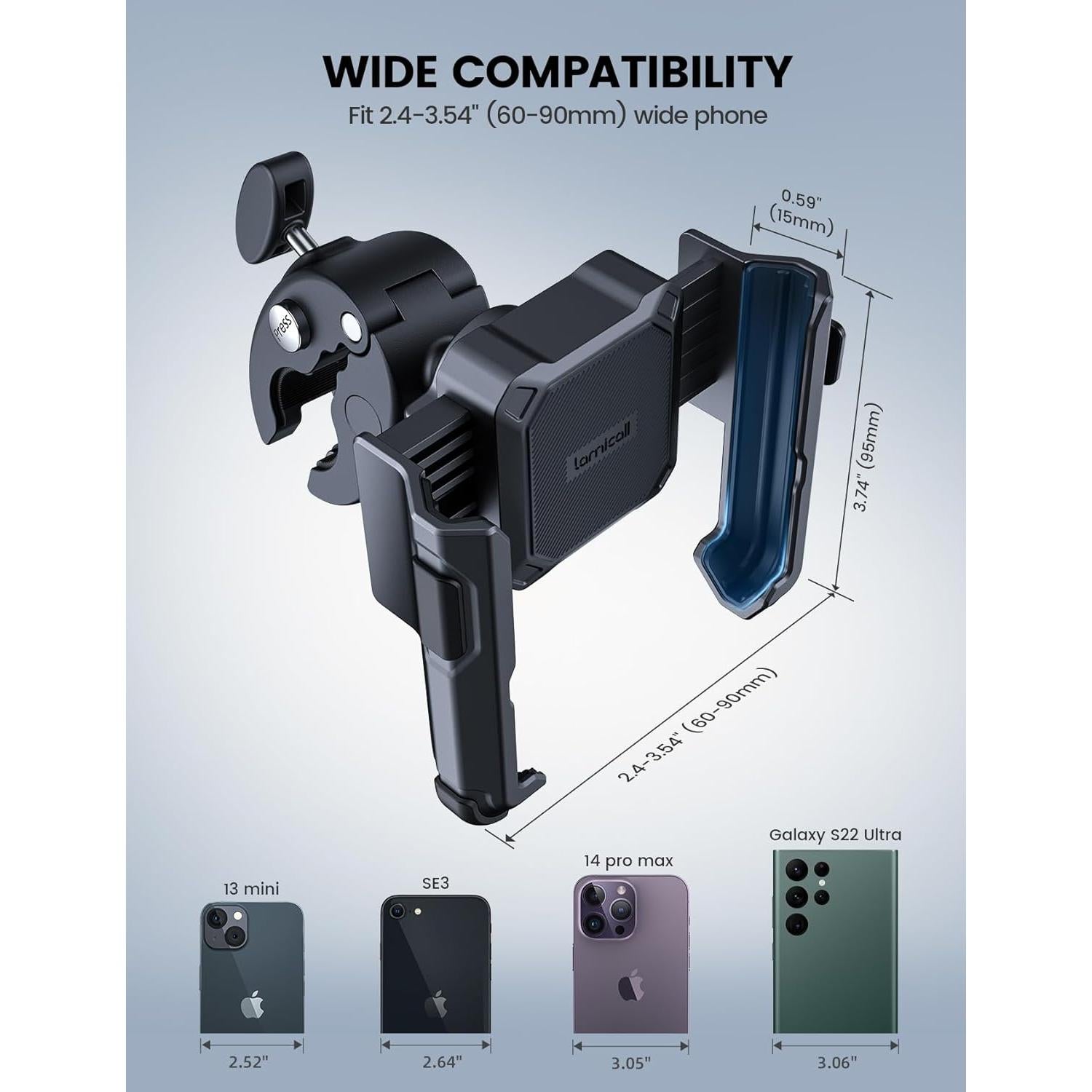 Soporte para Teléfono Lamicall BP09 - Ajustable 4.7-7"