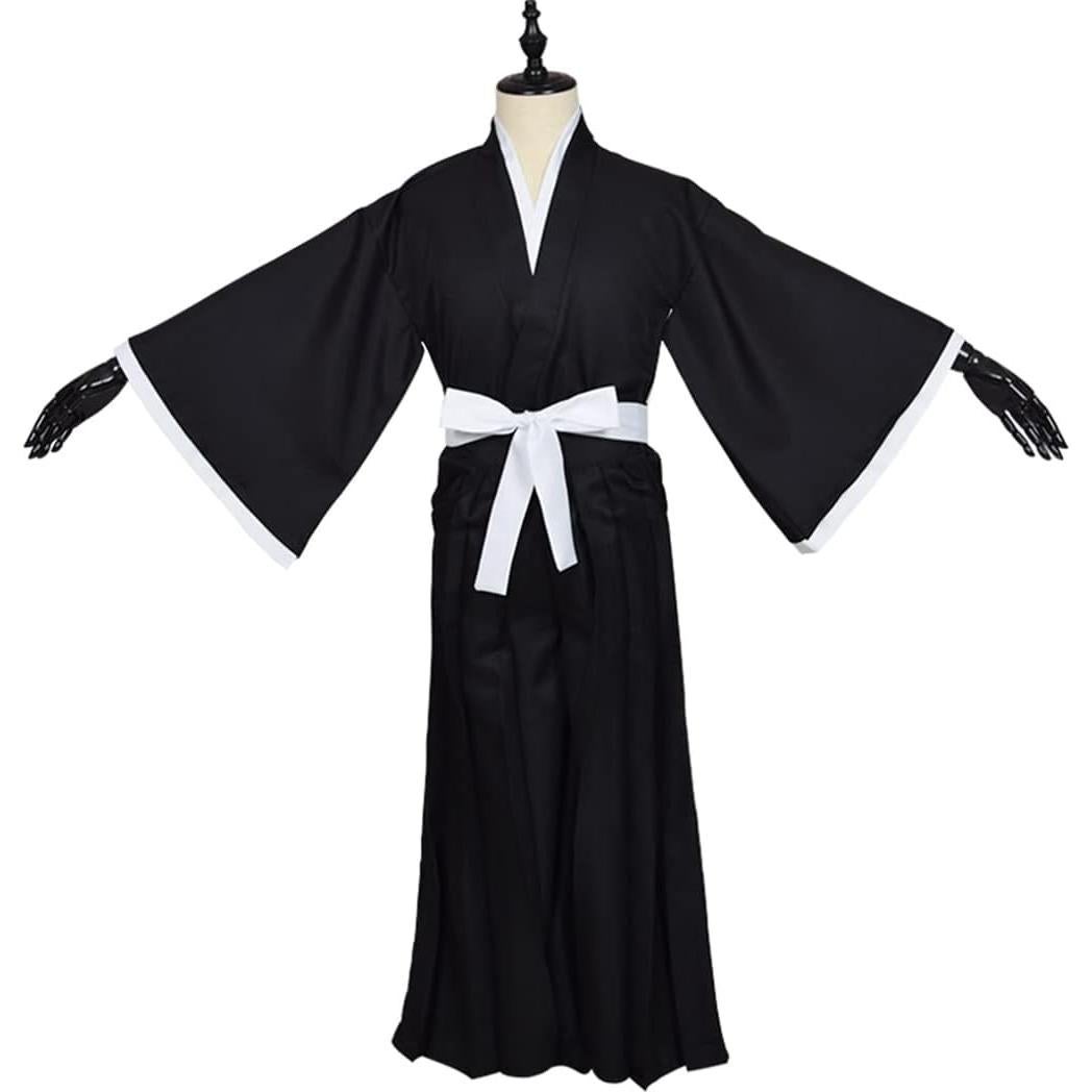 Kimono Negro MEADOO para Adultos Anime X-Large Disfraz