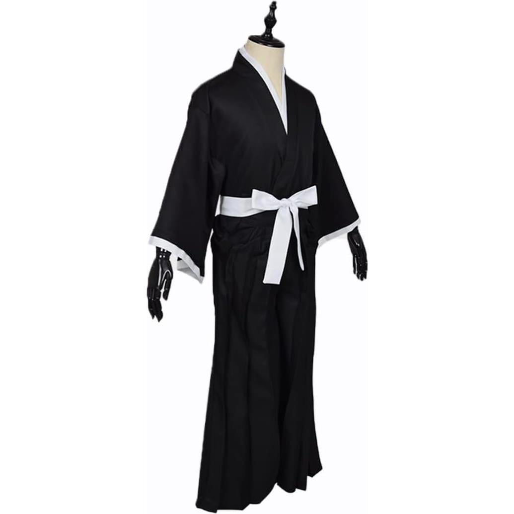 Kimono Negro MEADOO para Adultos Anime X-Large Disfraz