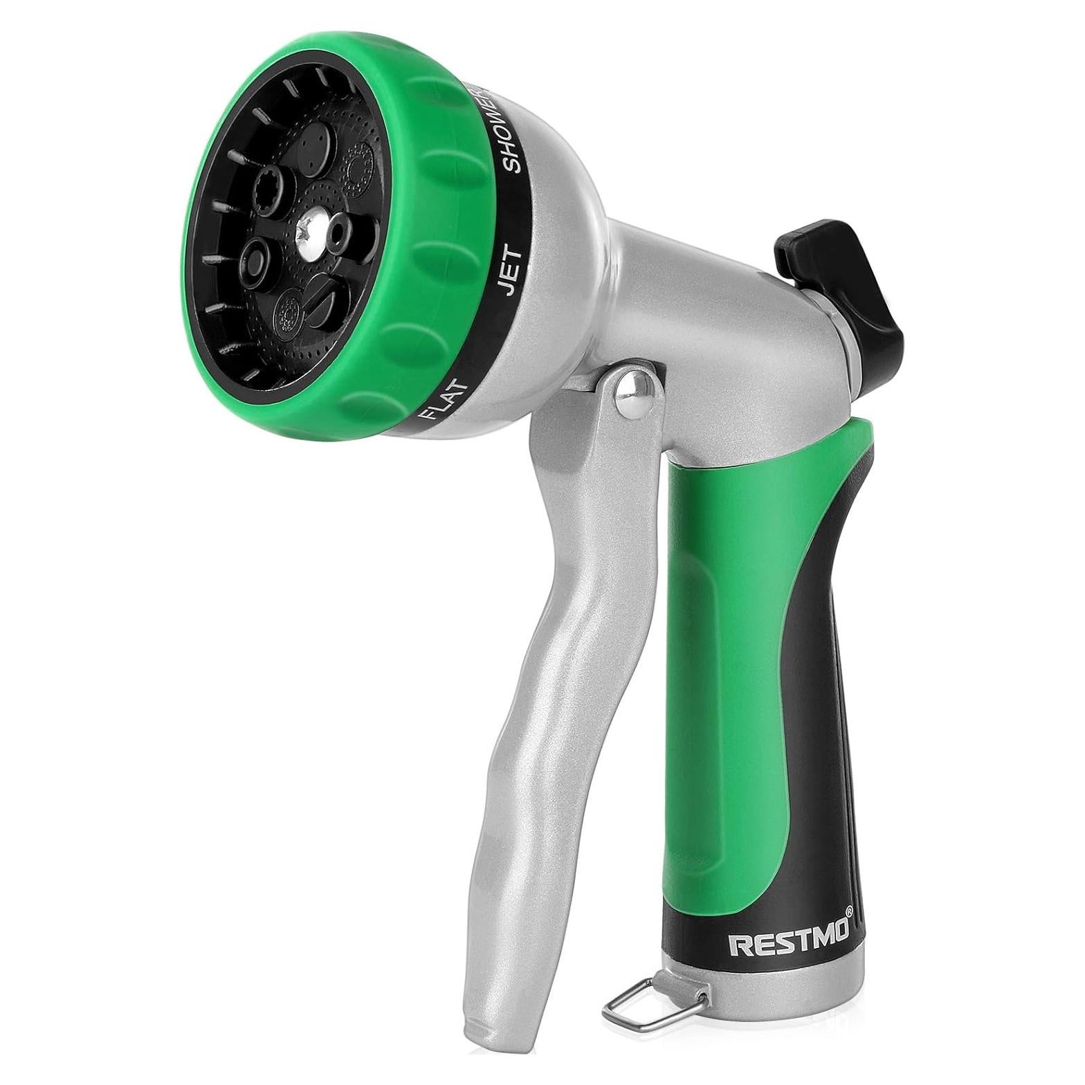 Boquilla de Manguera Restmo 7 Patrones Ajustables Metal