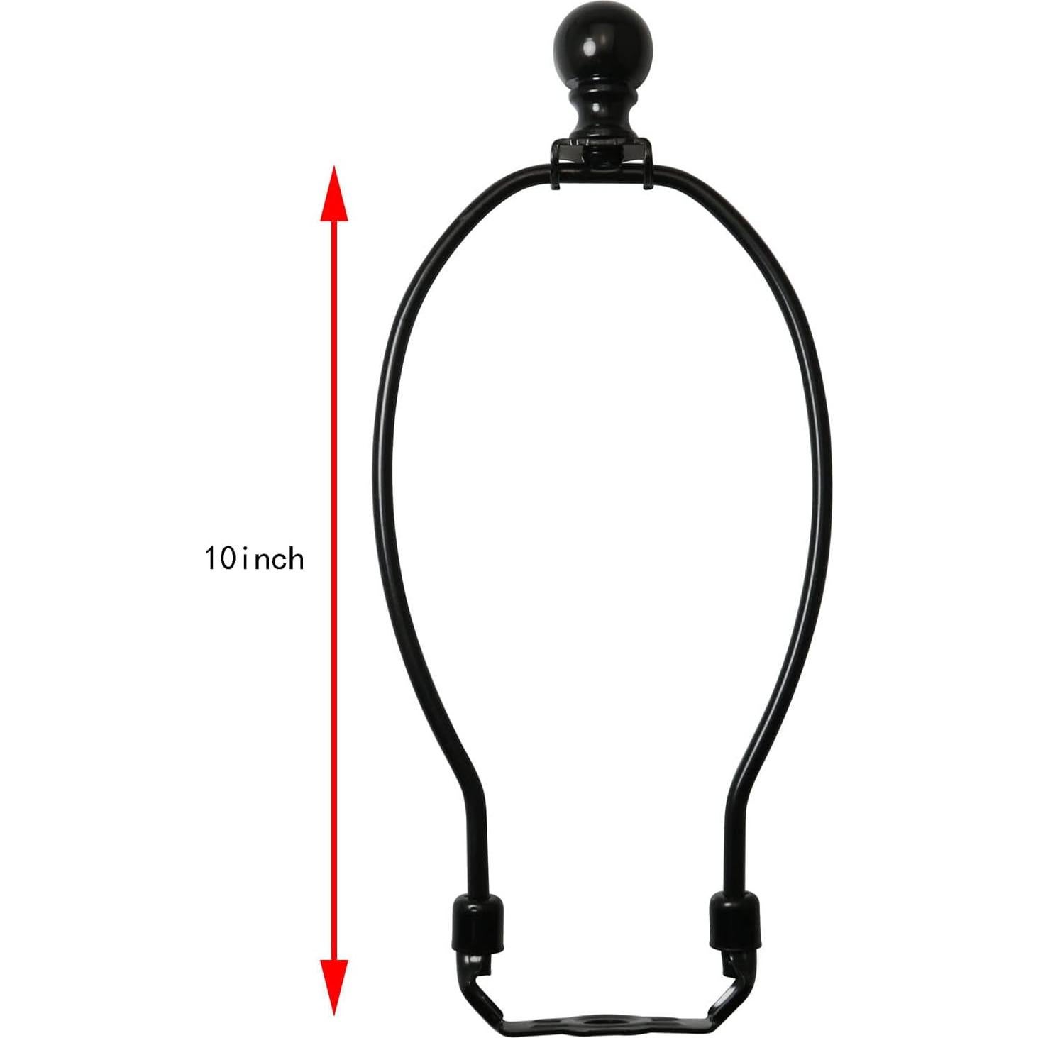 Soporte de Arpa de Lámpara DGBRSM 25 cm Negro con Remate