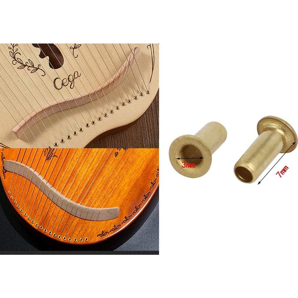 Liyafy 30 Piezas Clavos de Afinación y Remaches para Arpa