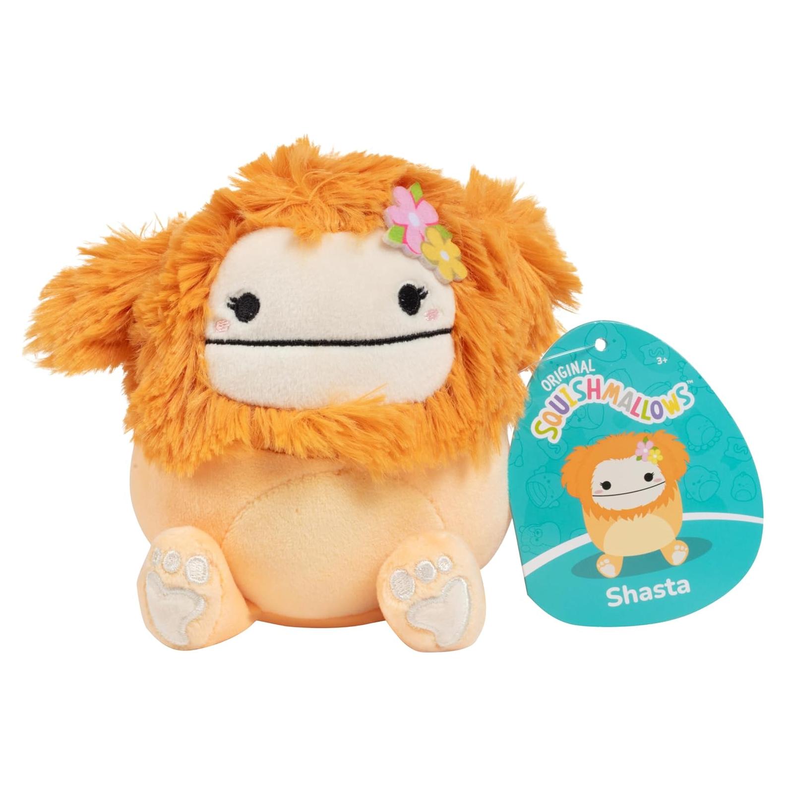 Squishmallows Peluche Shasta Bigfoot Naranja 12.7 cm Jazwares