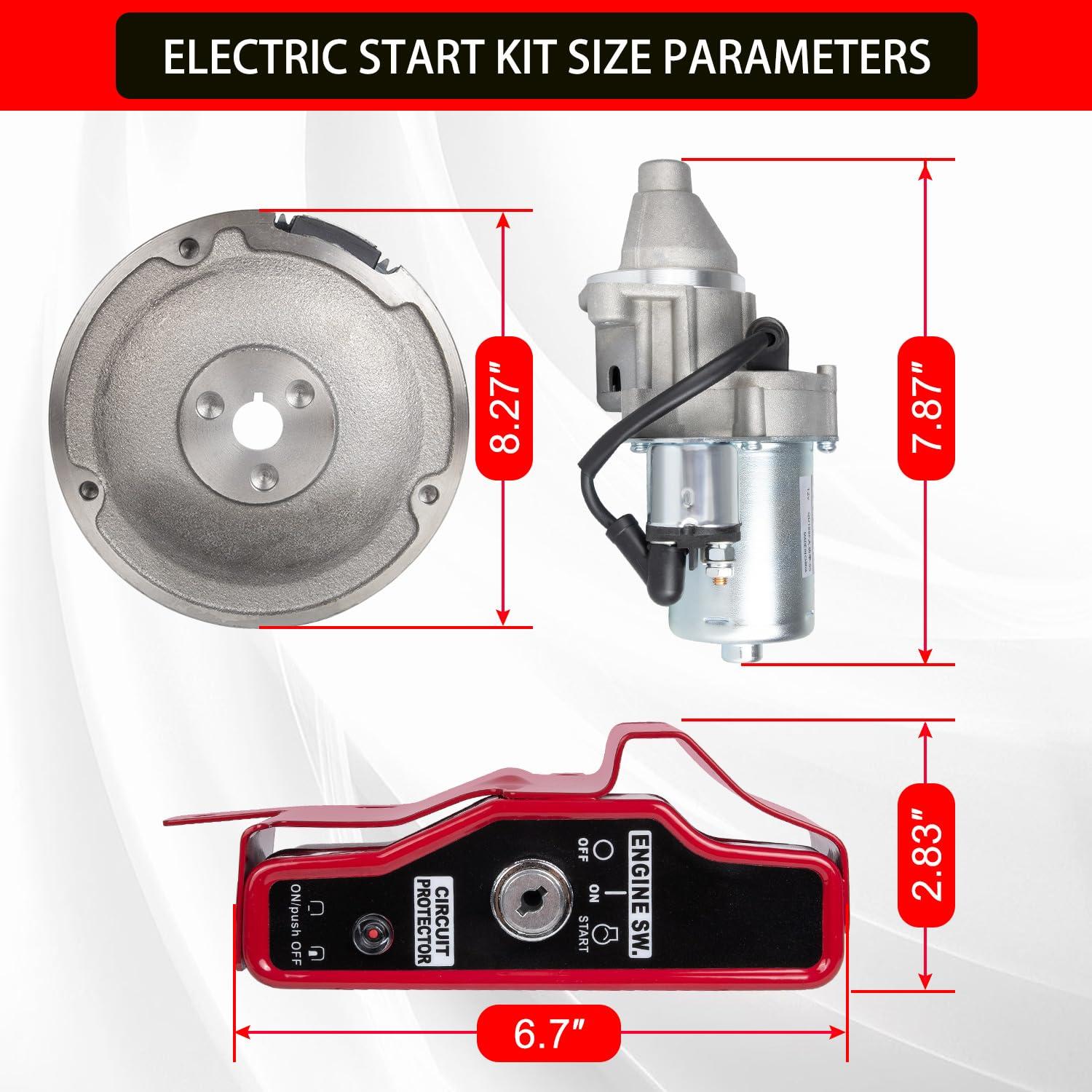 Kit de Arranque Eléctrico RANSOTO para Honda GX340 GX390