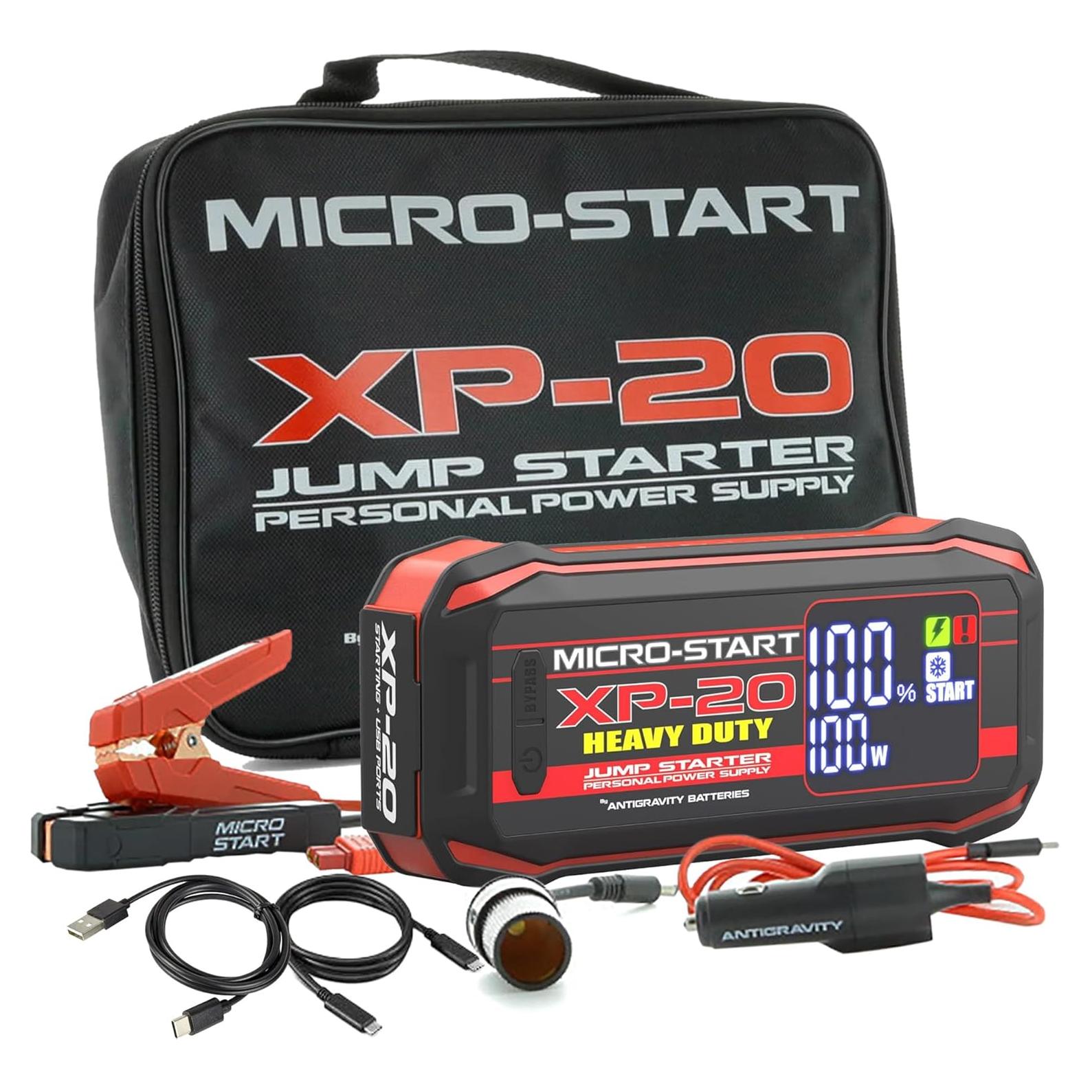 Antigravity Micro-Start XP-20-HD Heavy Duty Lithium Jump-Starter Portable Power Supply