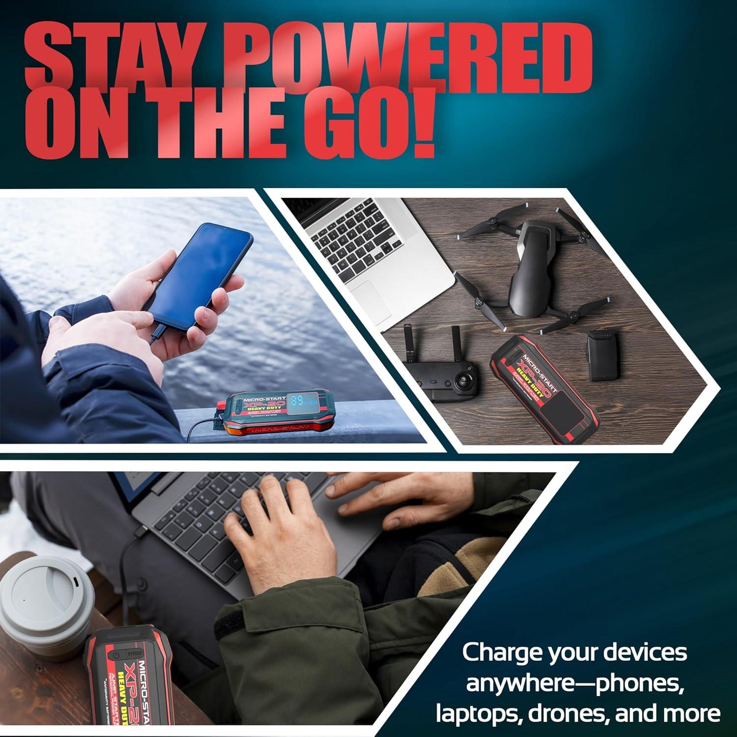 Antigravity Micro-Start XP-20-HD Heavy Duty Lithium Jump-Starter Portable Power Supply